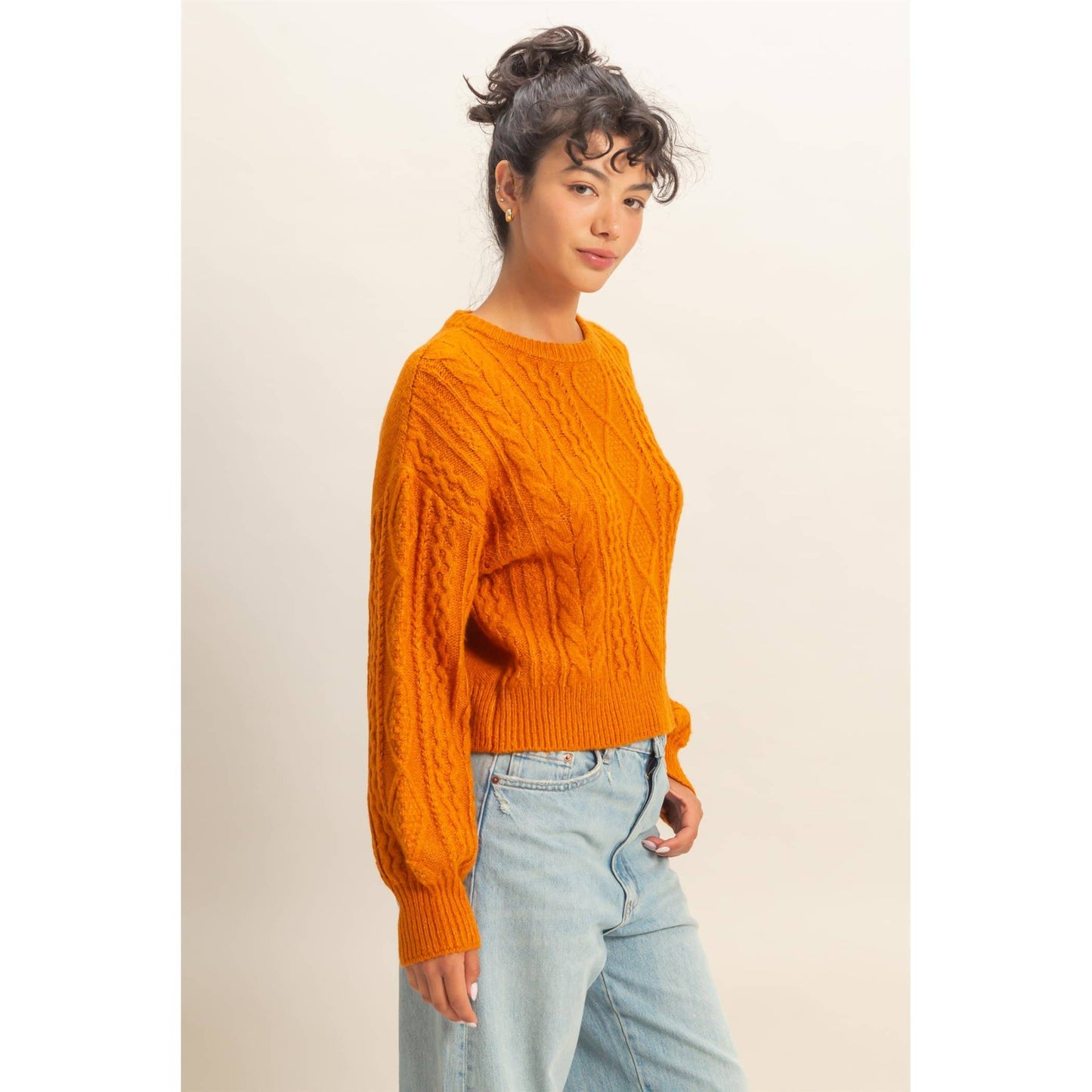 Amber Cable Knit Sweater