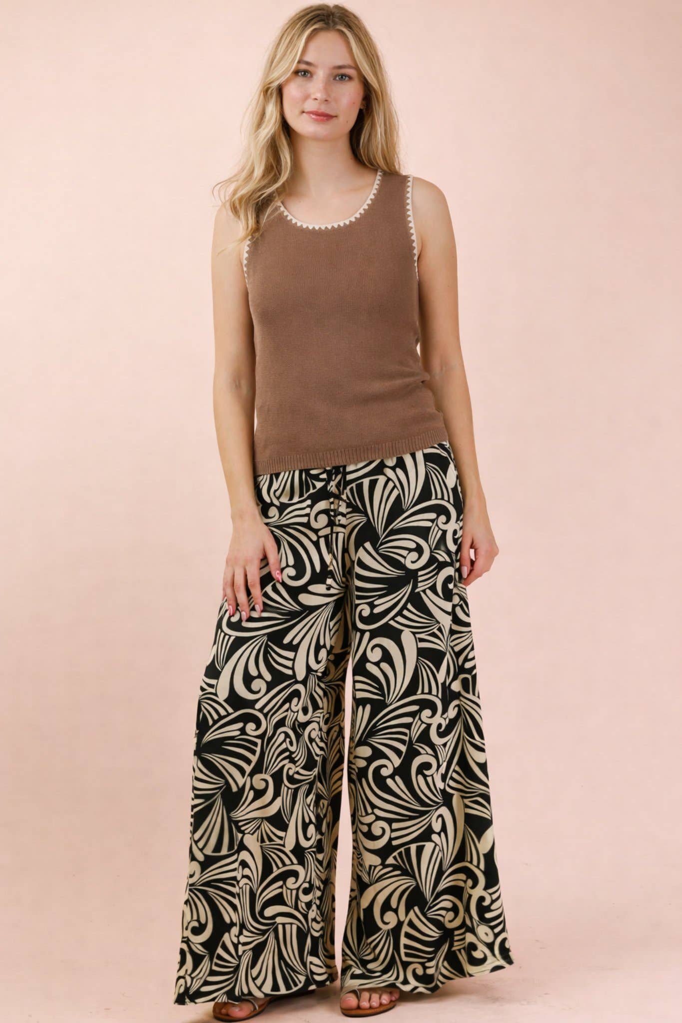 The Beckette Tank in Mocha