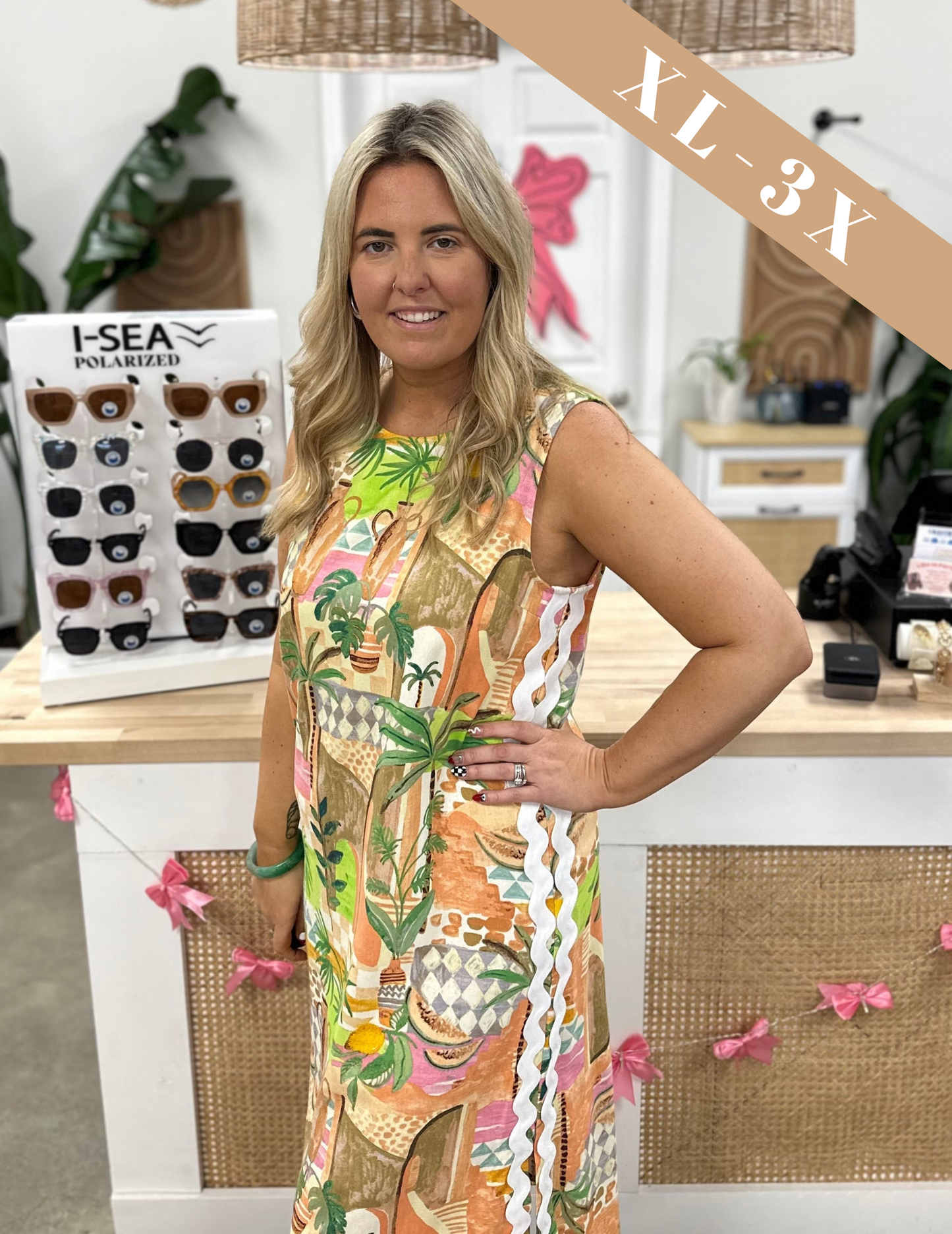 The Resort Shift Dress Curvy