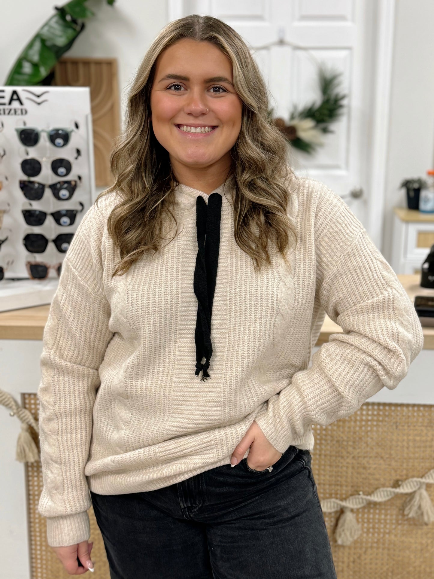 The Callie Tunic Sweater with Hood