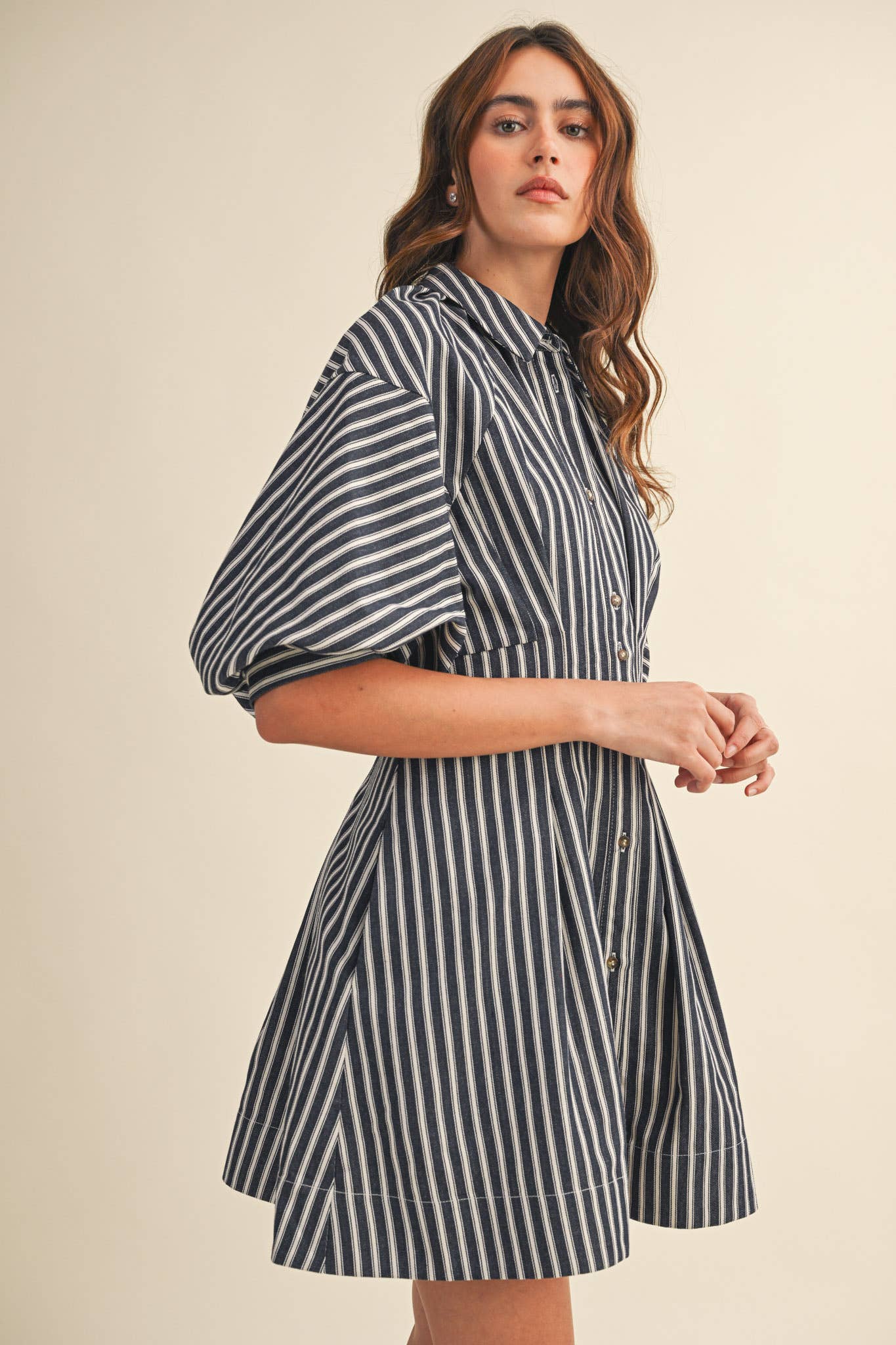 Office Denim Mini Dress