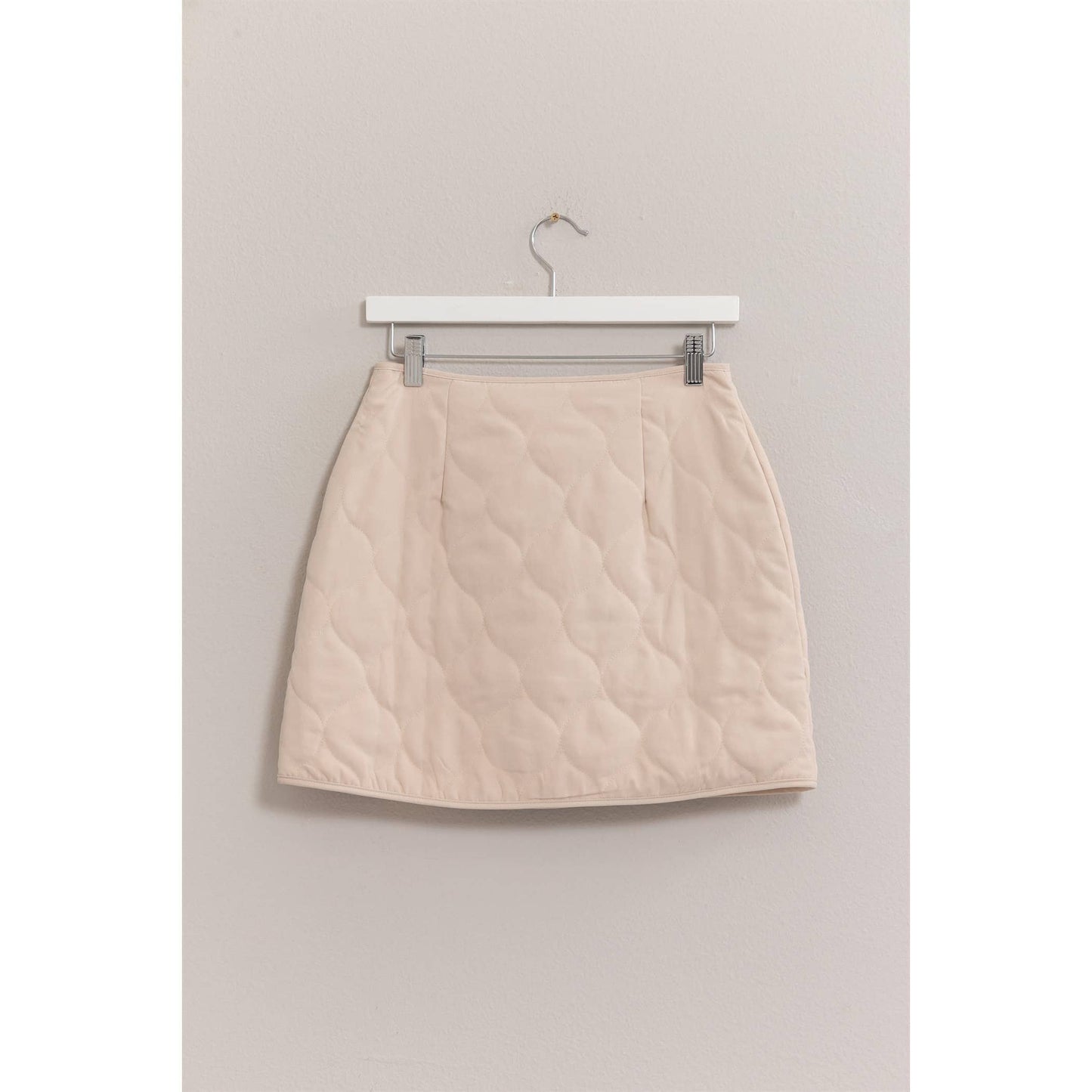 Quilted Puffer Mini Skirt