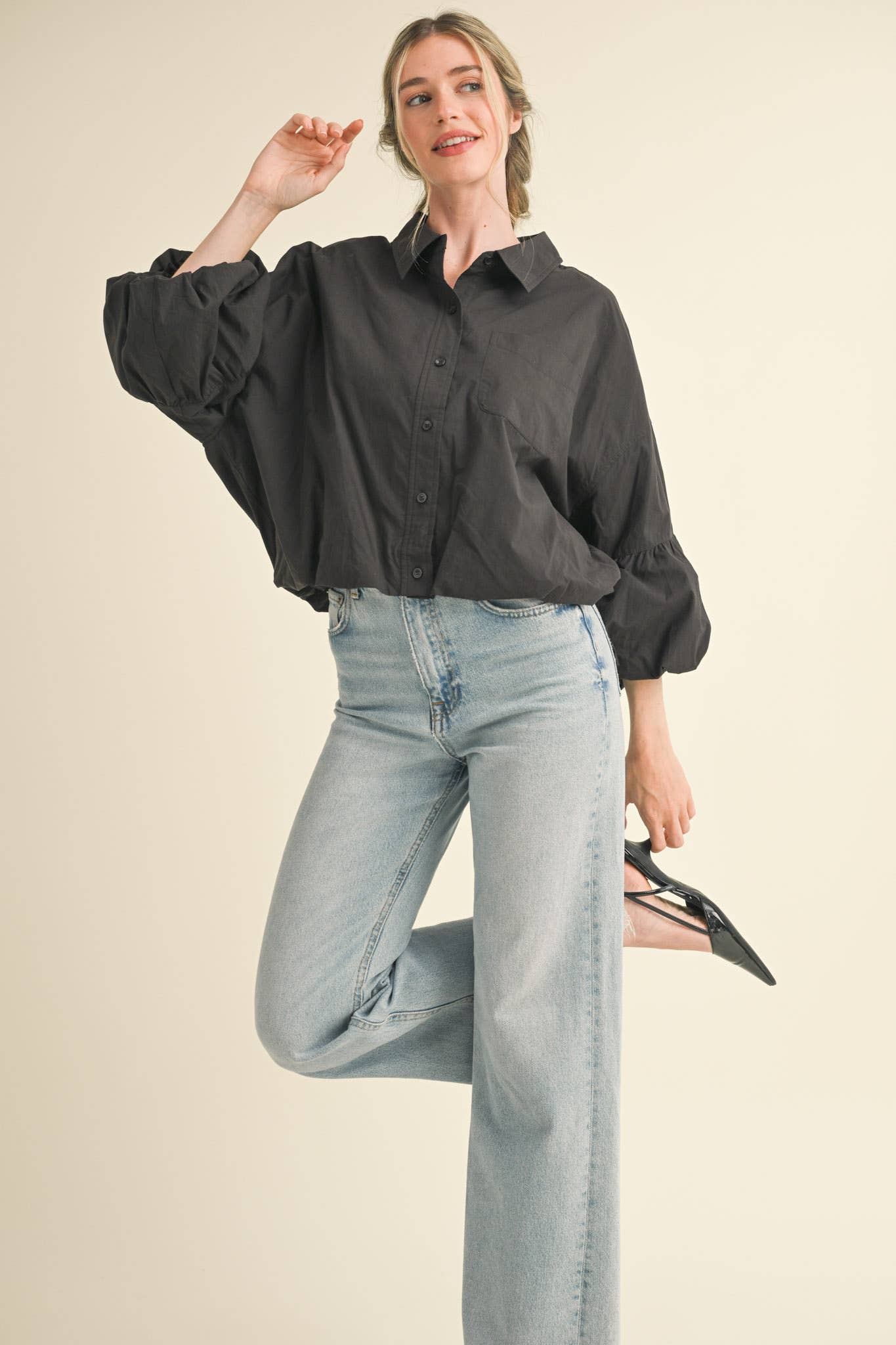 The Abby Button Down Blouse