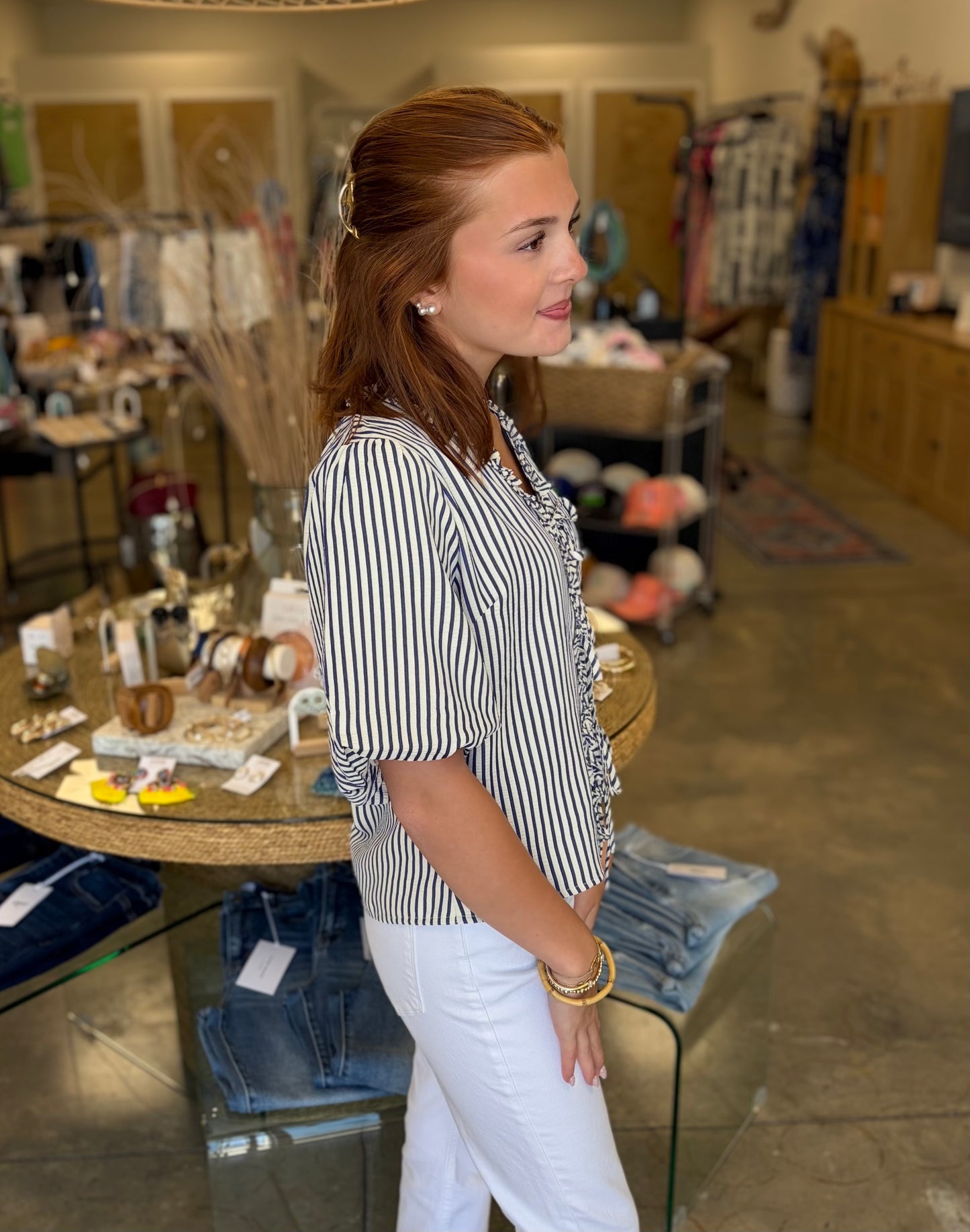 Talk Nautical To Me Blouse