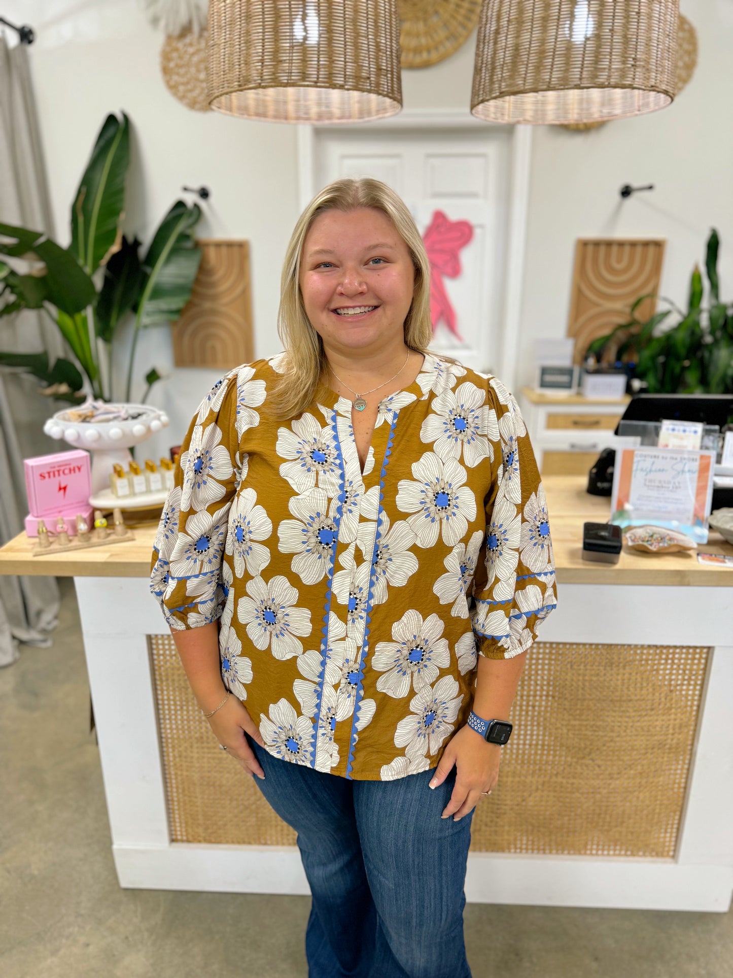 The Kelley Floral Blouse Curvy