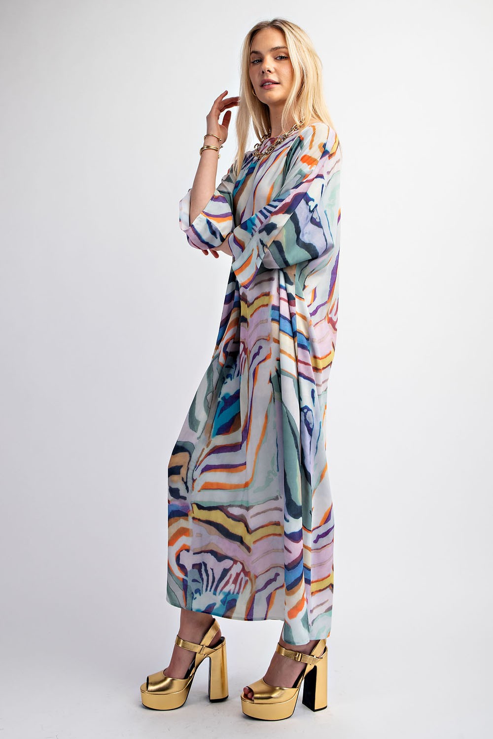 The Groovy Caftan Maxi Dress