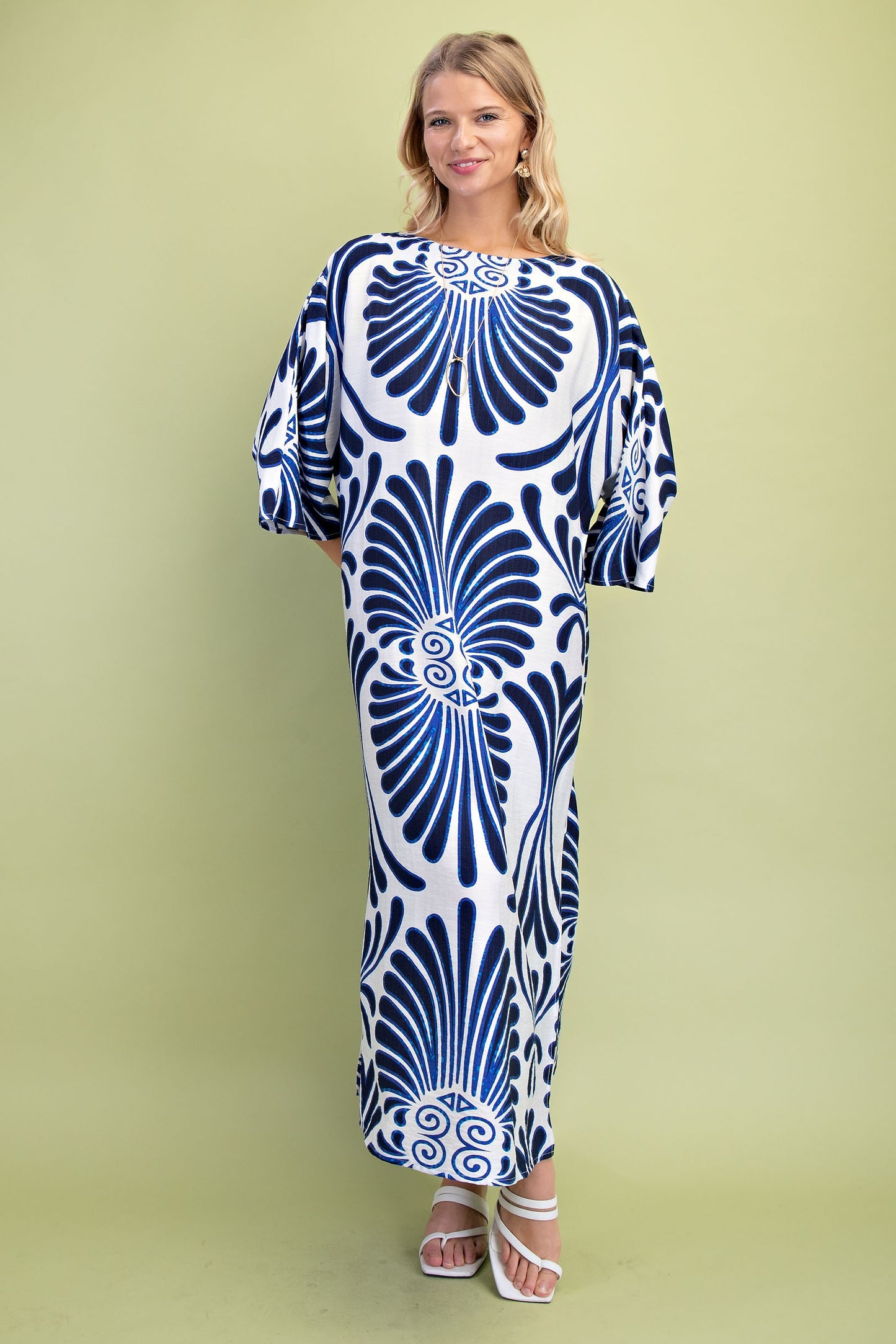 The Golden Blue Capri Dress