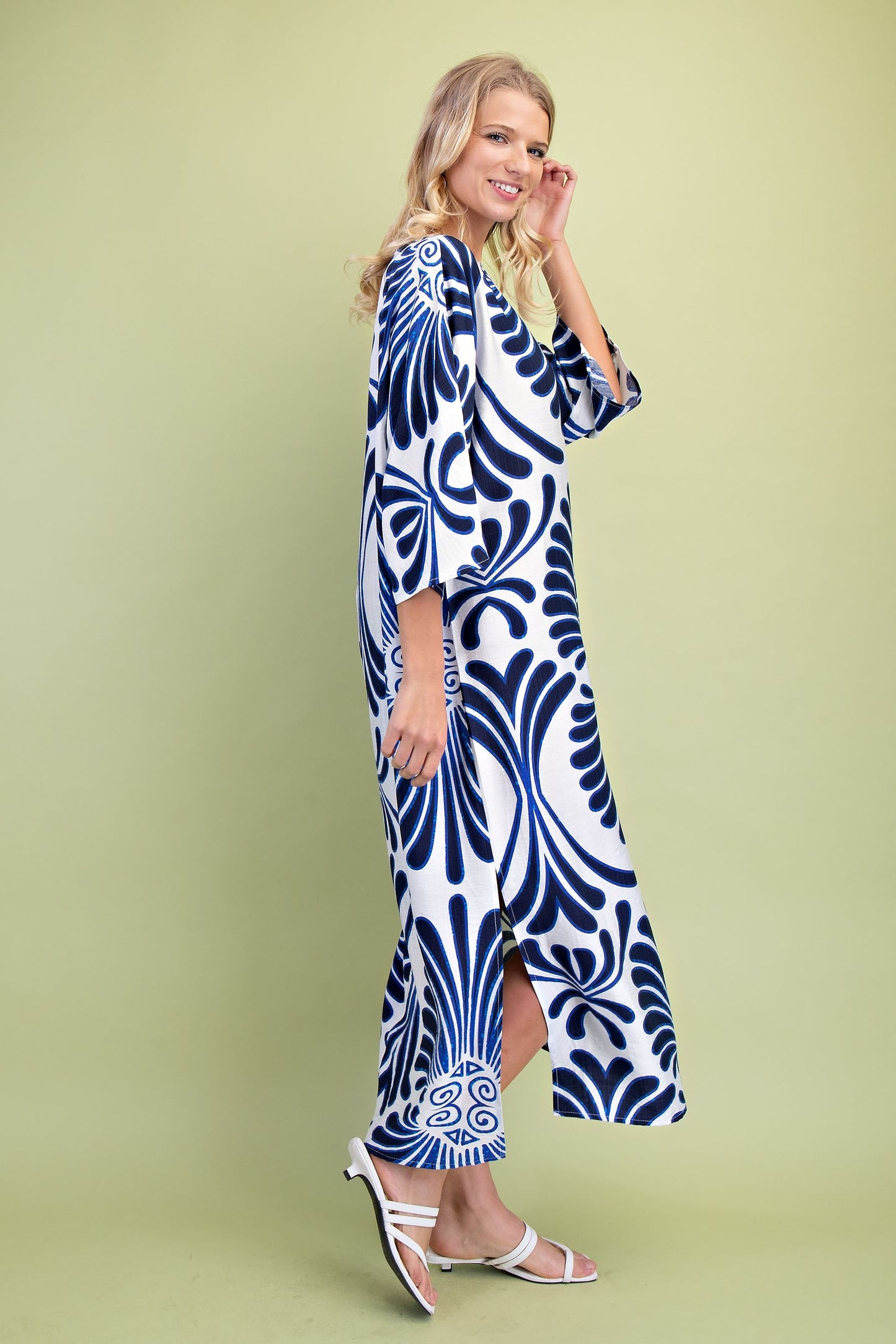 The Golden Blue Capri Dress