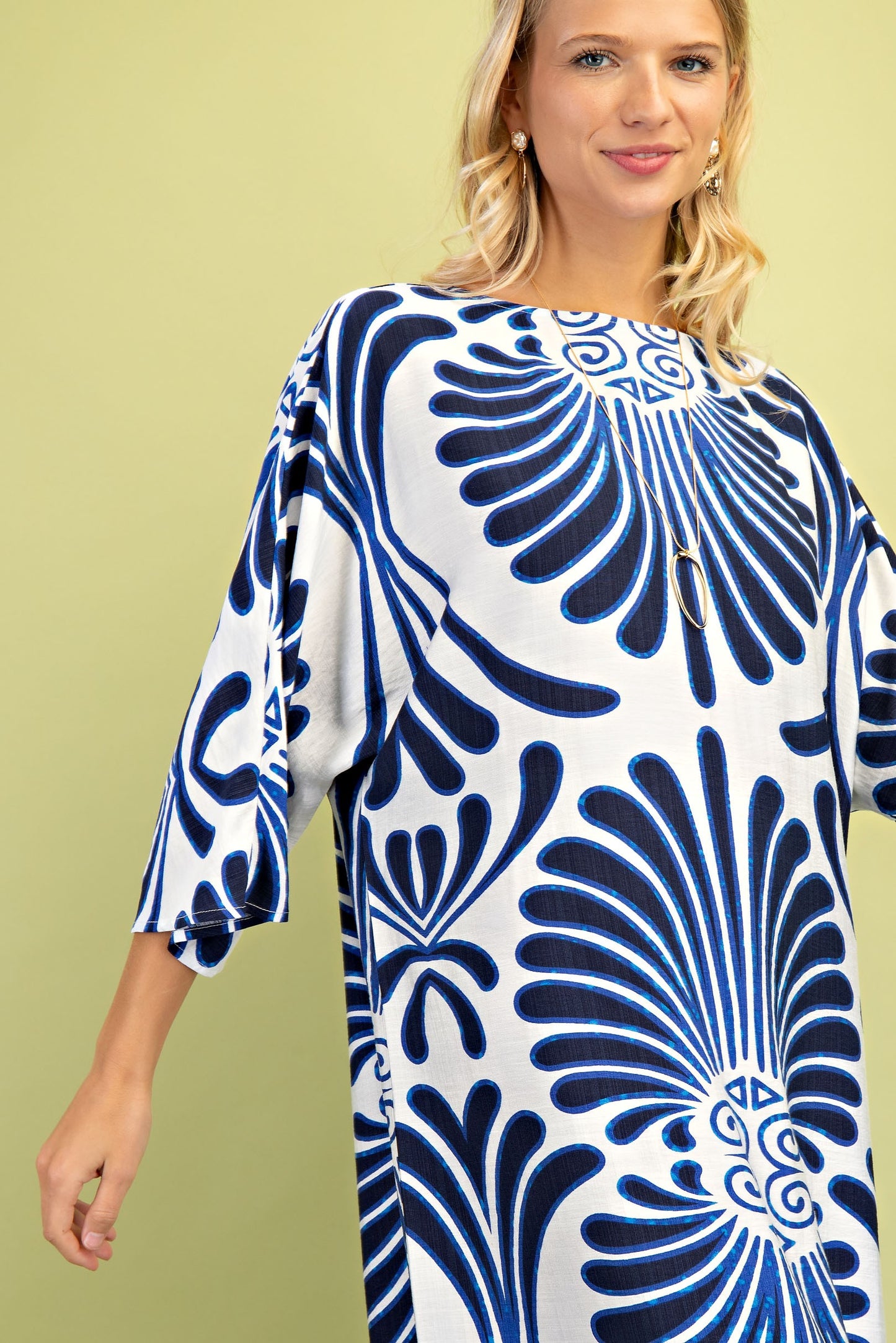 The Golden Blue Capri Dress