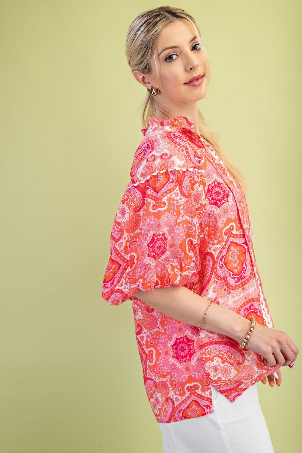 Paisley and Cute Top PINK