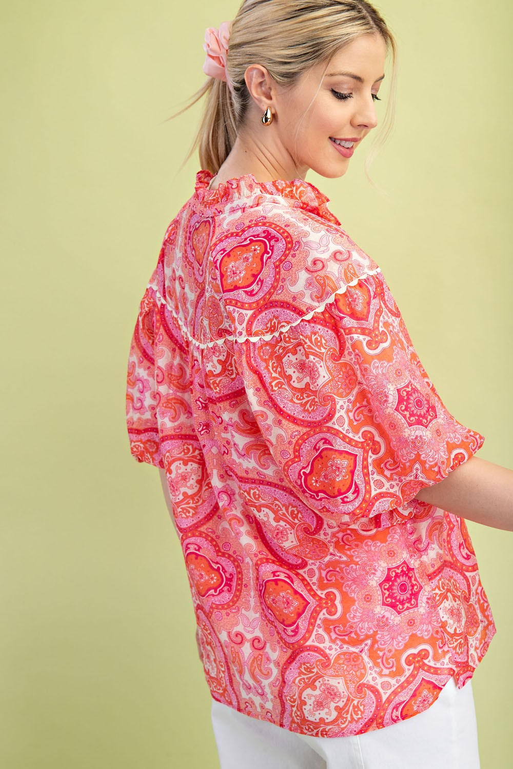 Paisley and Cute Top PINK