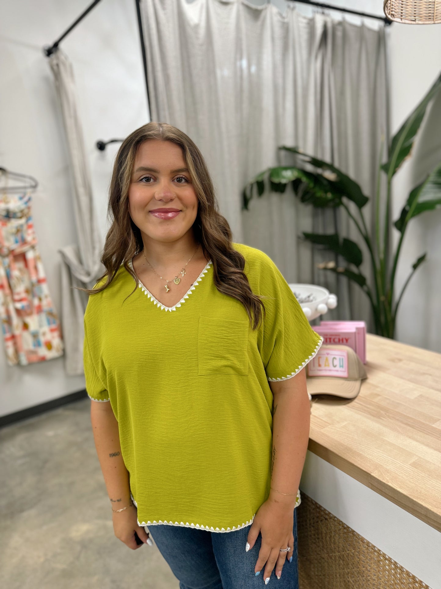 The Green Goddess Top