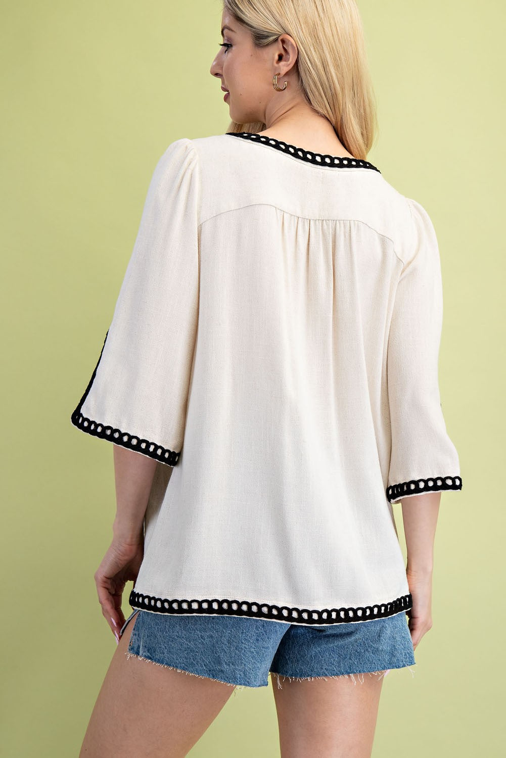 The Kimberly Linen Tunic Top