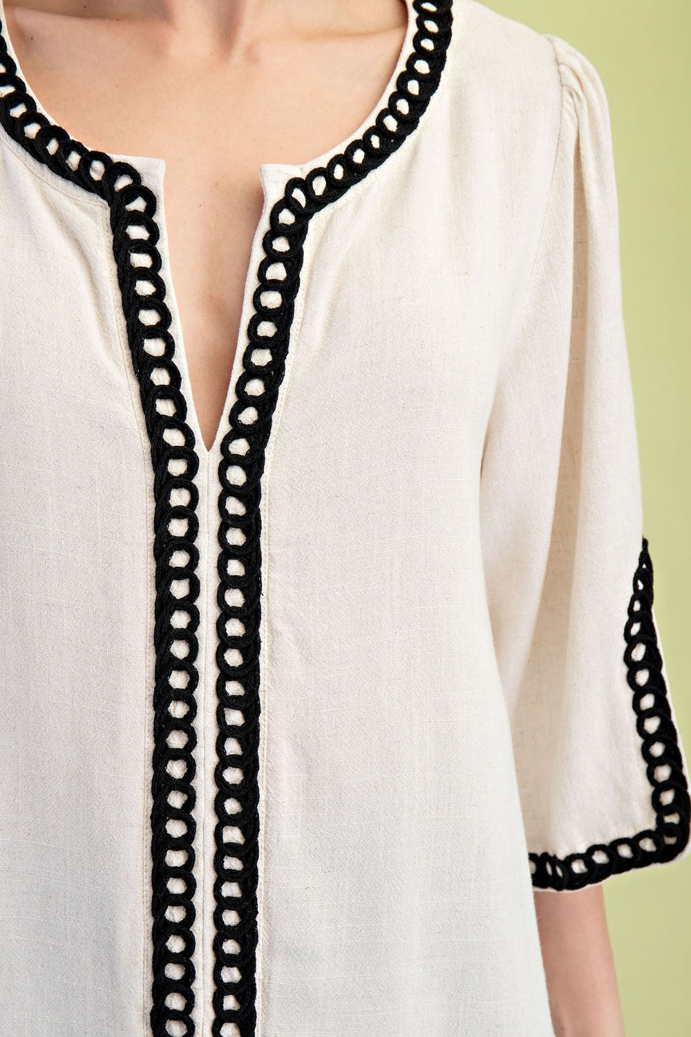 The Kimberly Linen Tunic Top