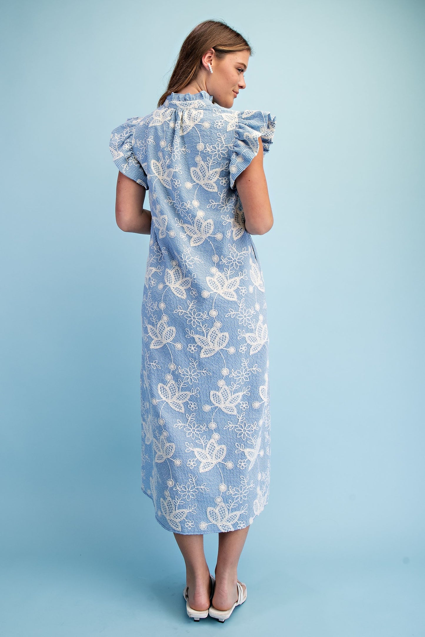 The Dixie Gingham Print Dress