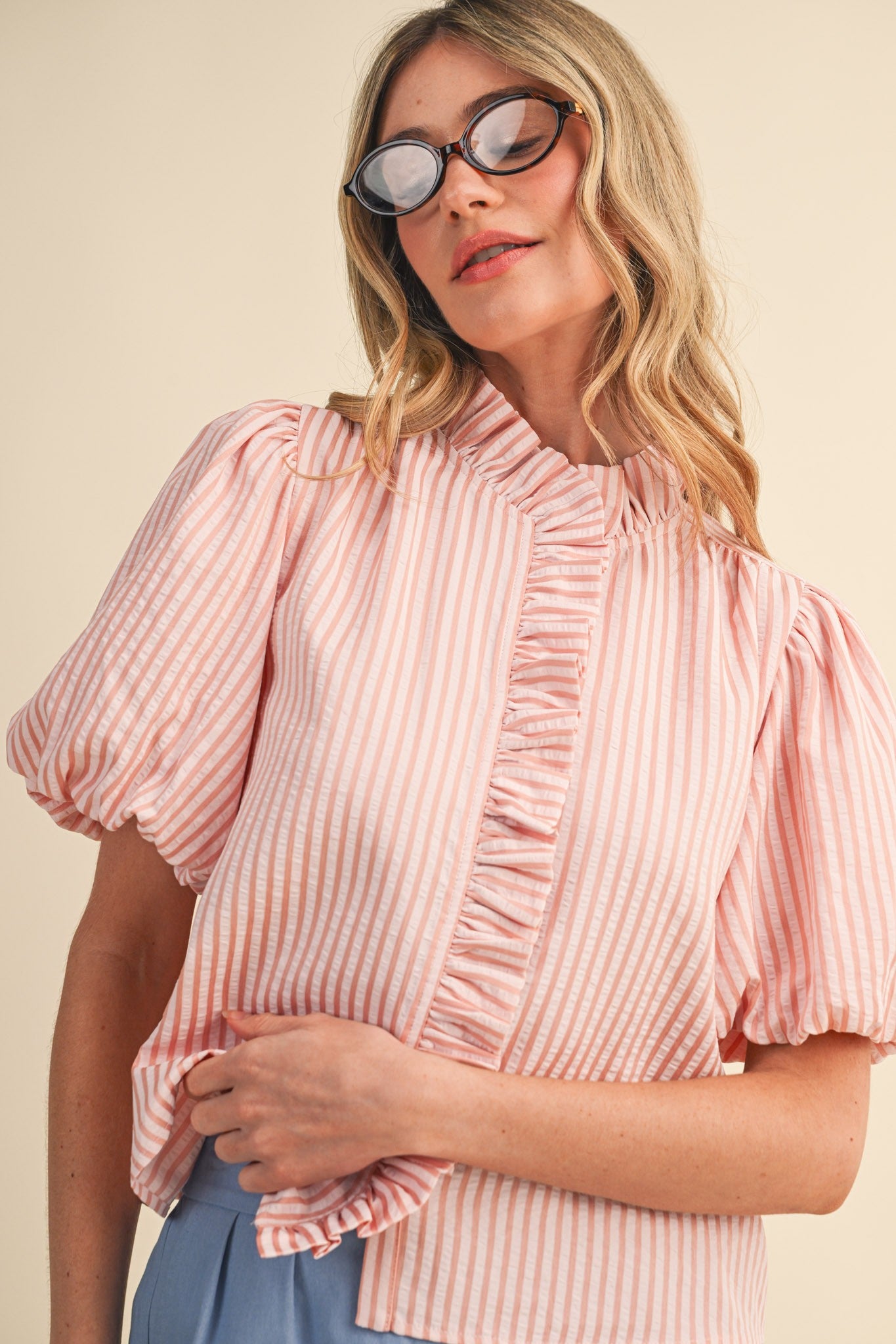 The Laura Button Down Blouse
