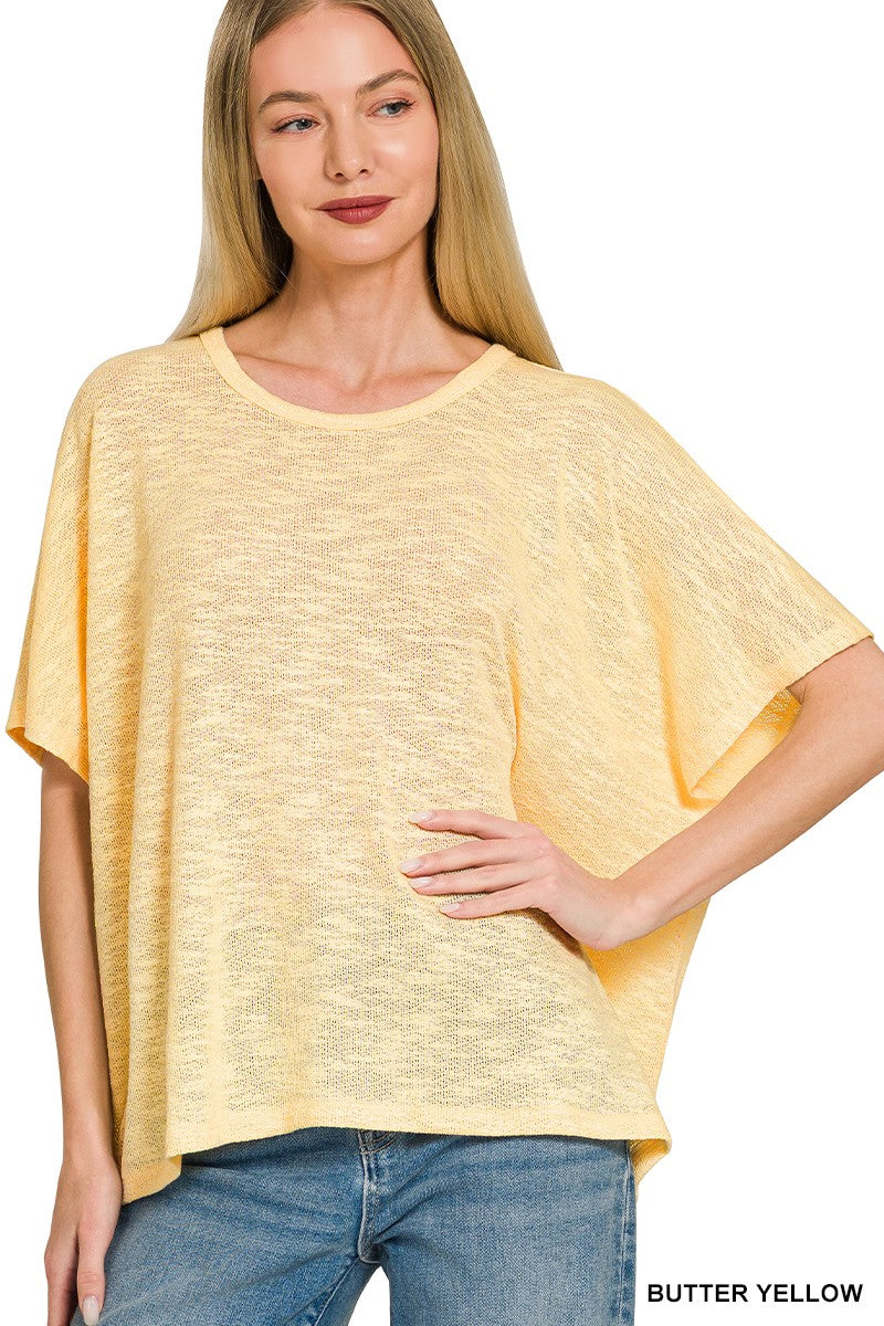 The Bomb Slub Top- Butter Yellow