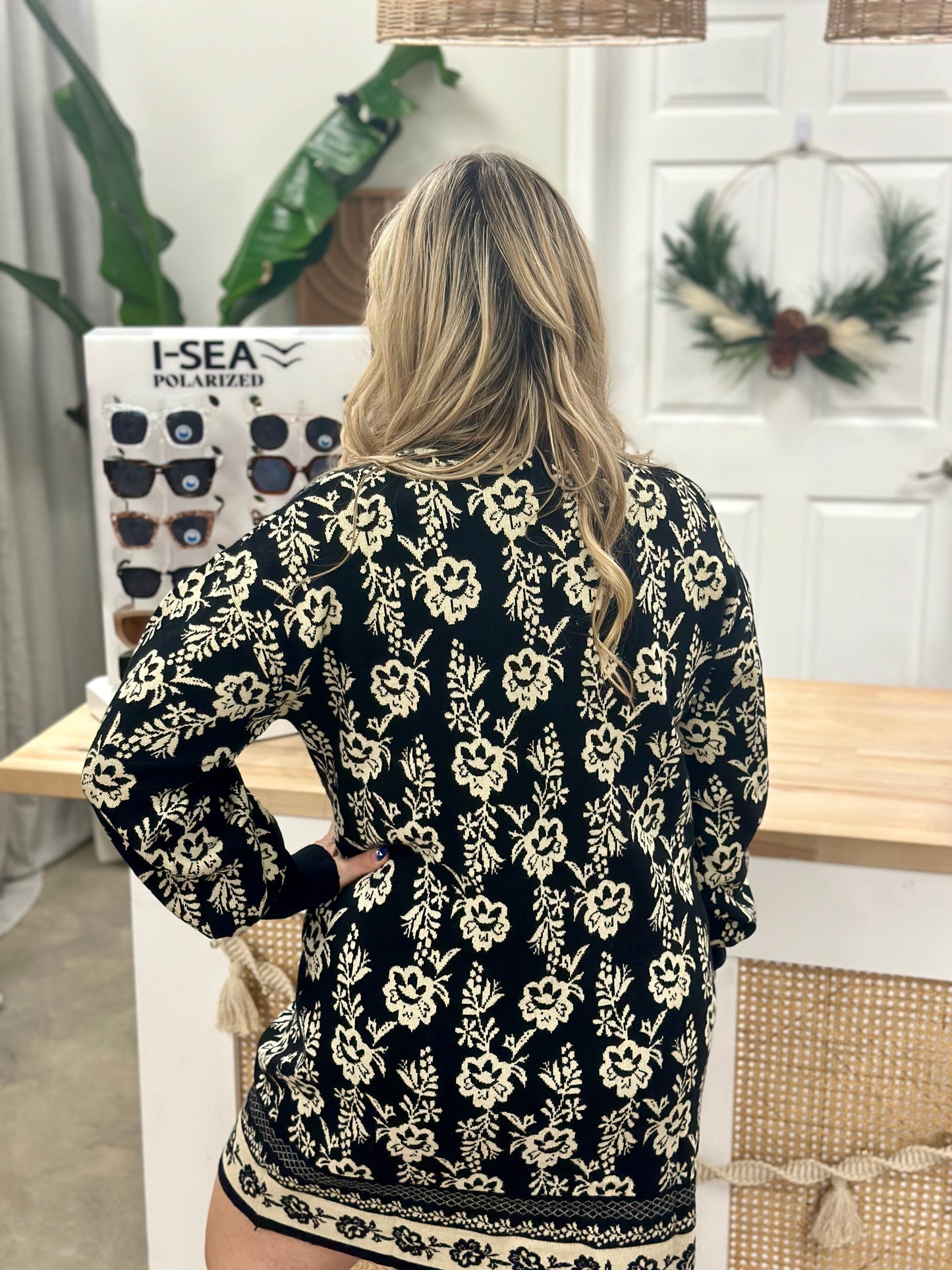The Jacquard Sweater Dress