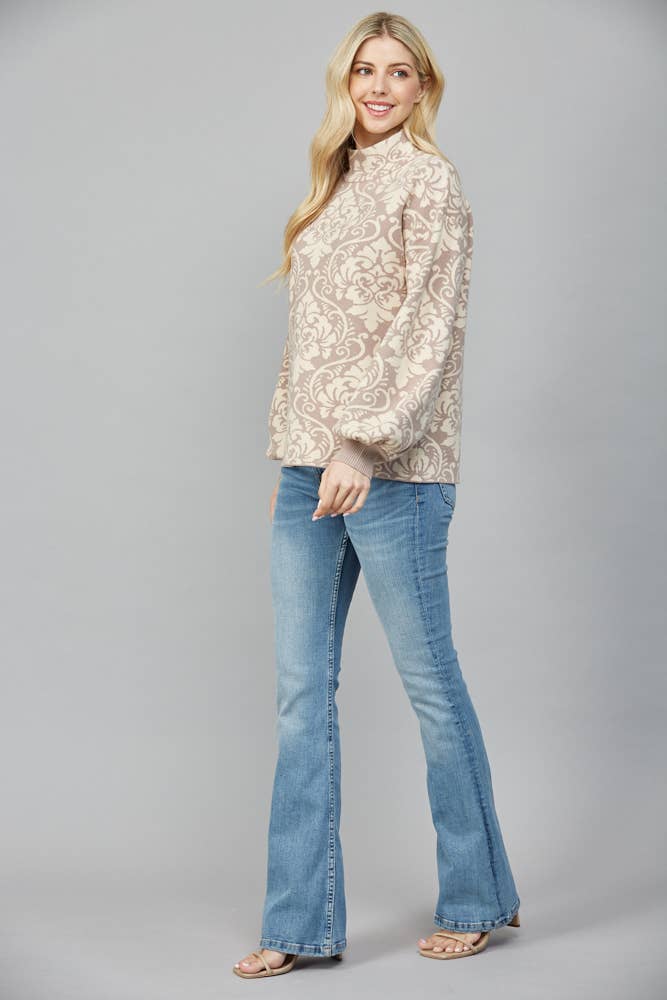 The Lindsey Print Sweater