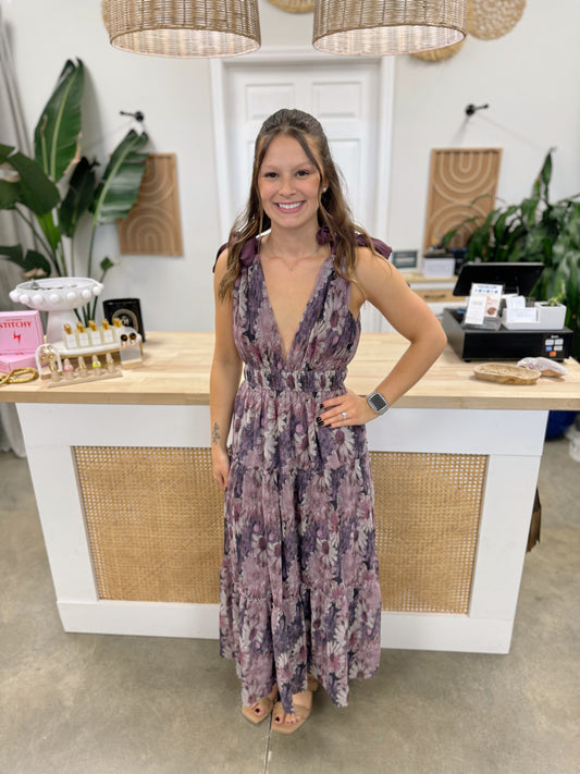Midnight Garden Party Dress