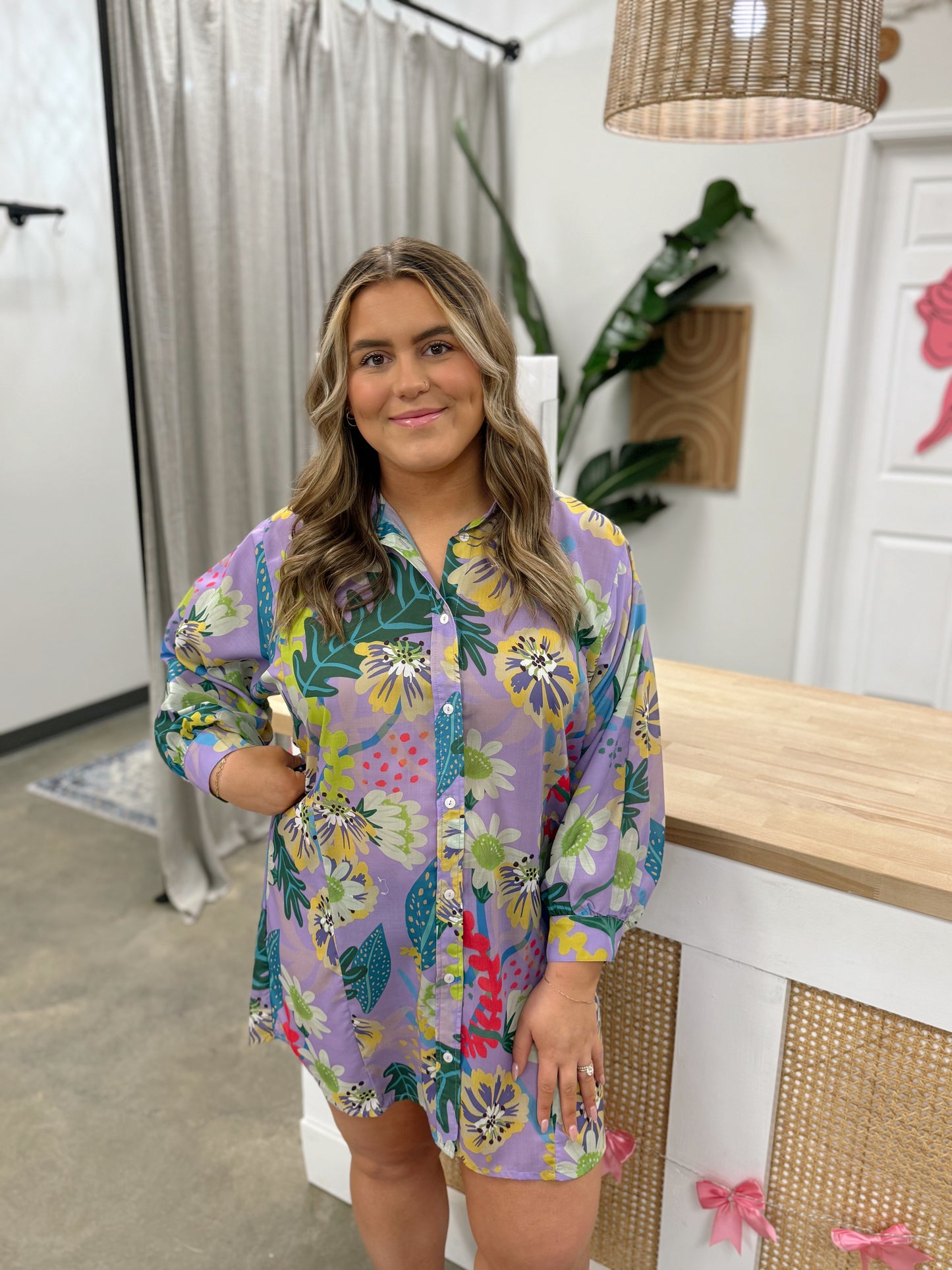 The Miley Button Down Dress