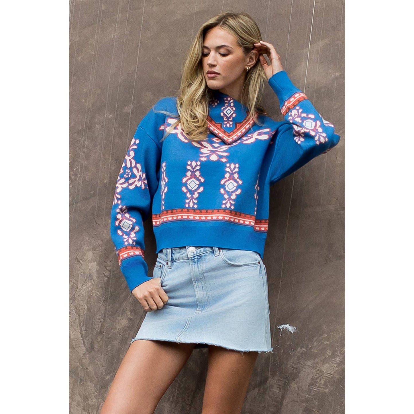 The Montana Scarf Sweater