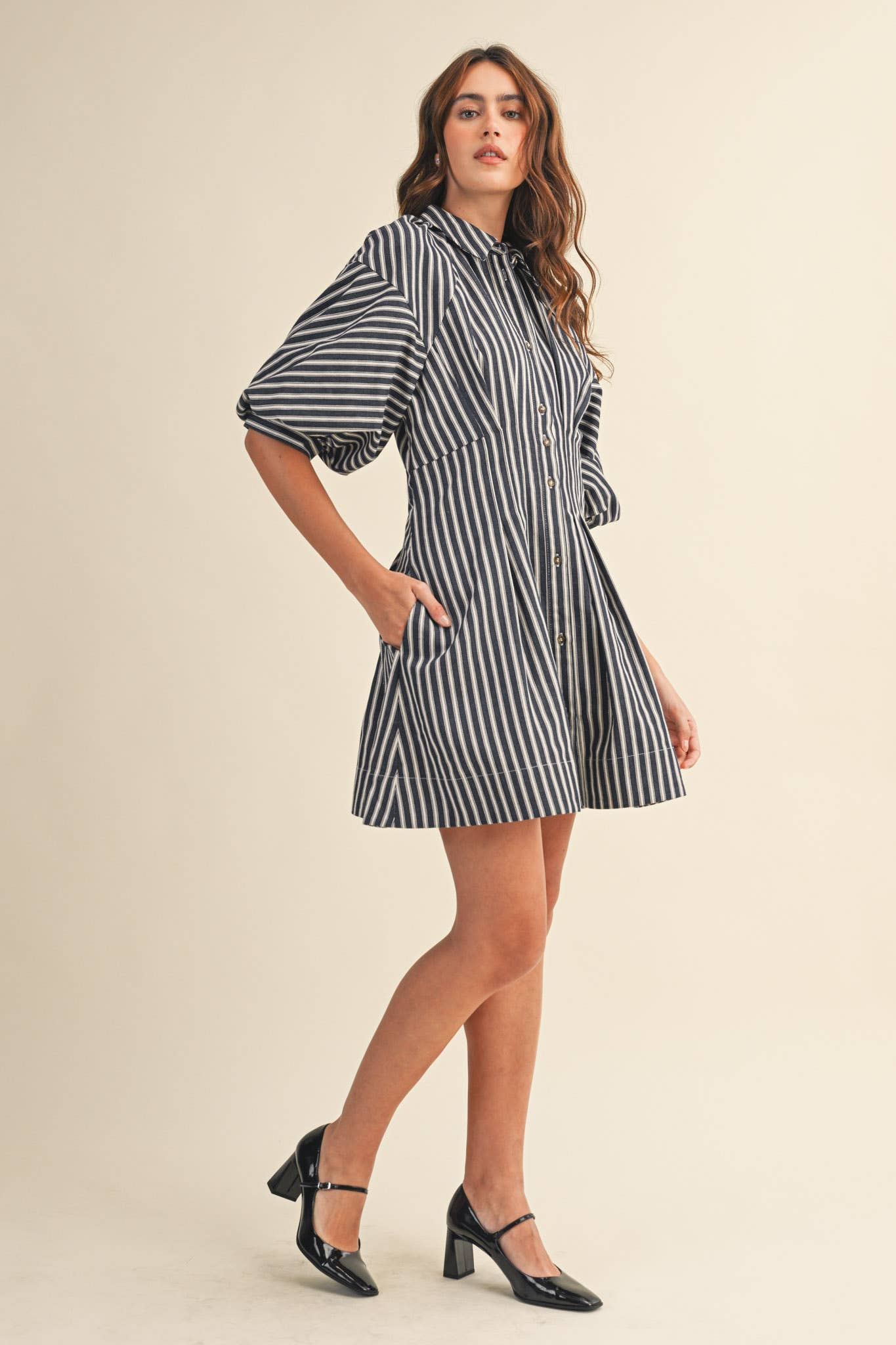 Office Denim Mini Dress