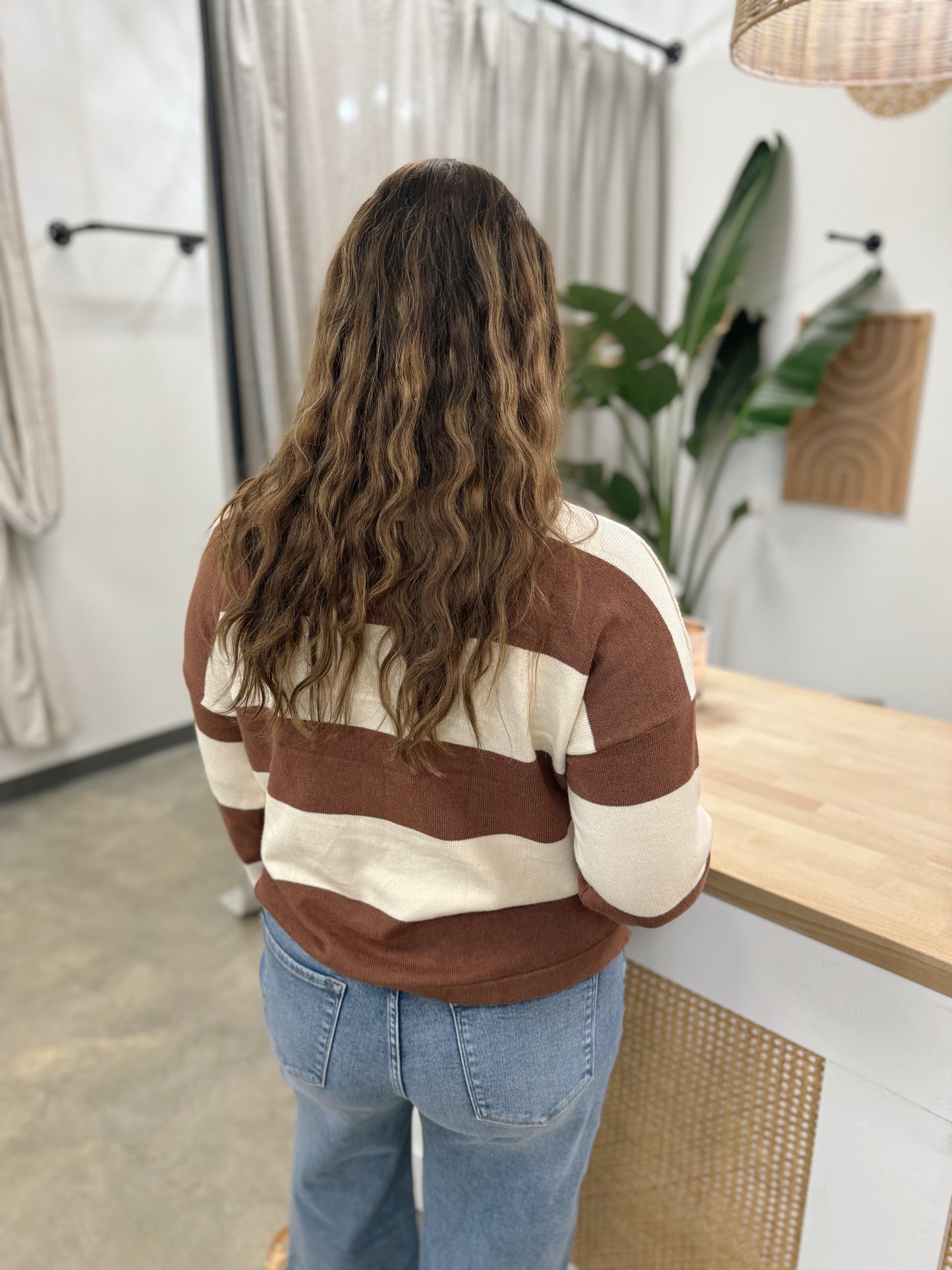 The Rugby Sweater In Pecan