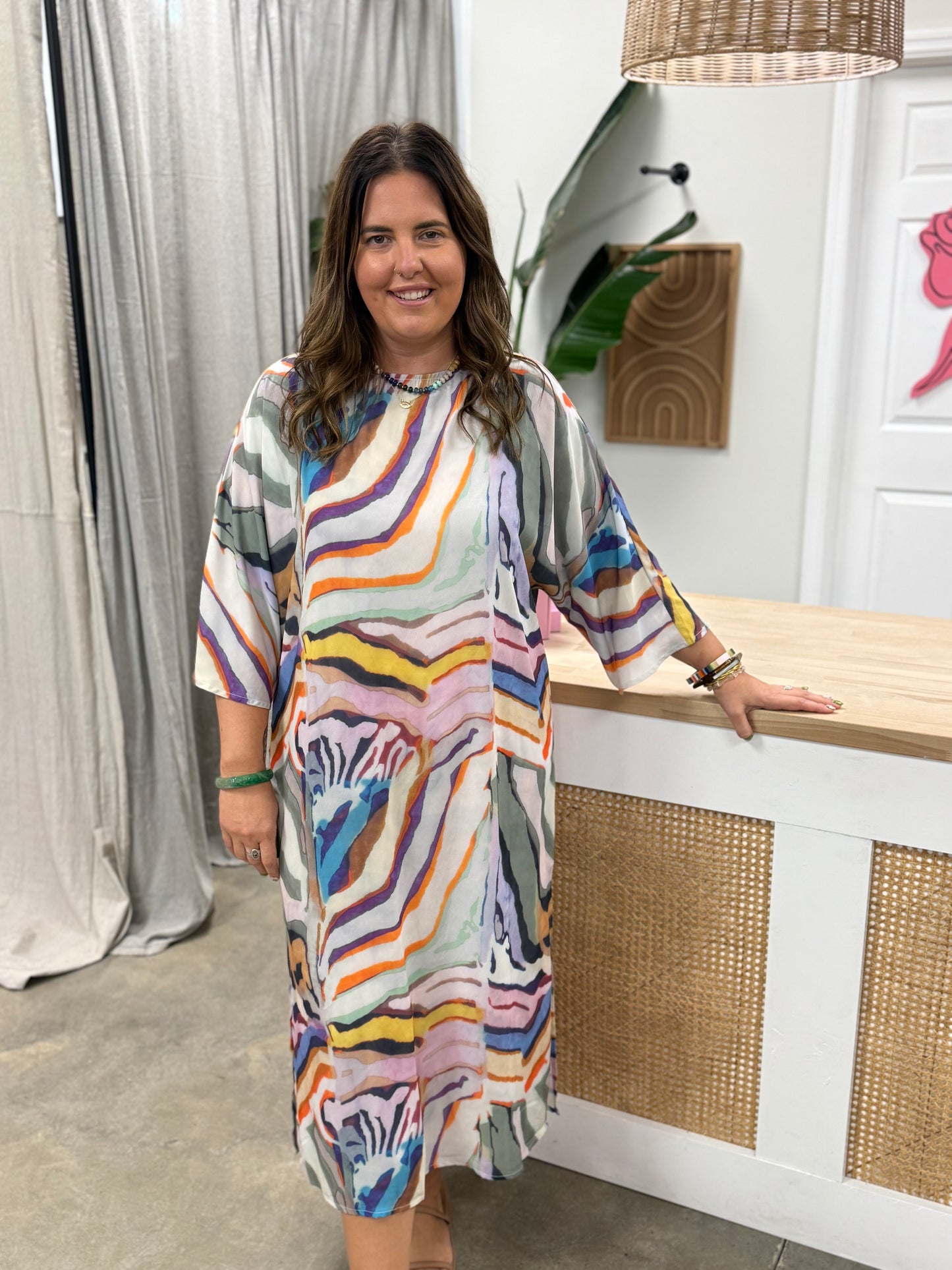 The Groovy Caftan Maxi Dress