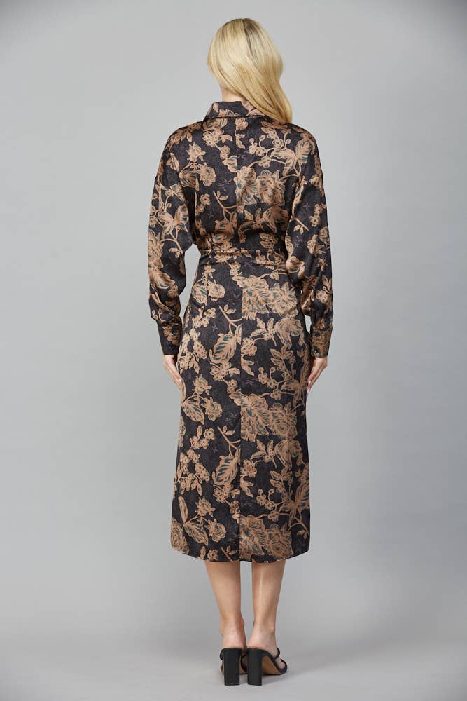 The Versace Tie Midi Dress