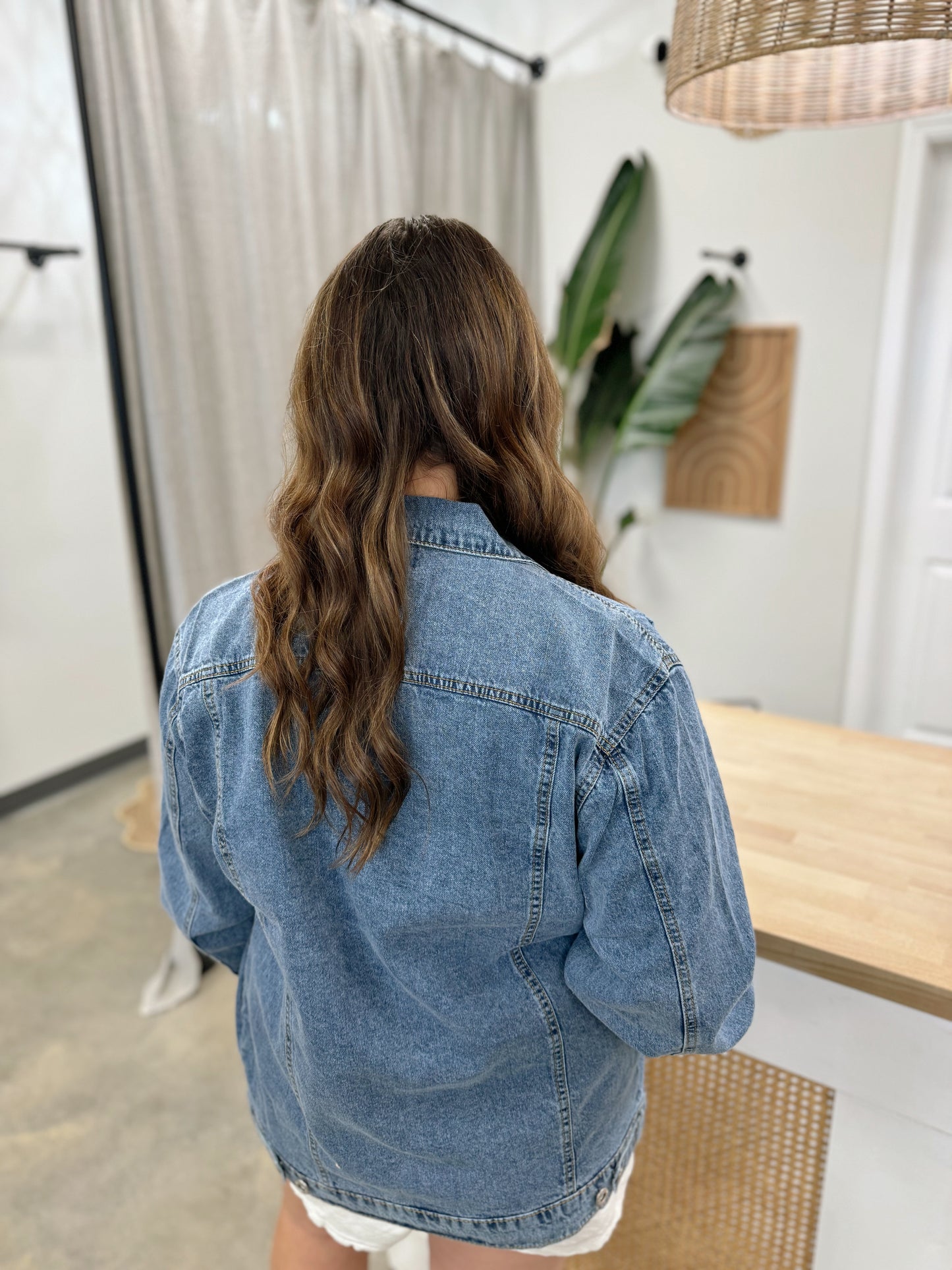 Distressed  Denim Jacket