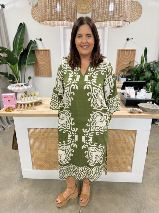 The Bohemian Midi Dress