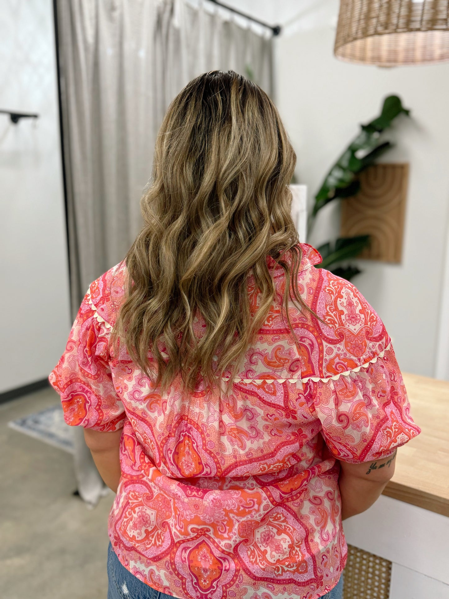 Paisley and Cute Top PINK