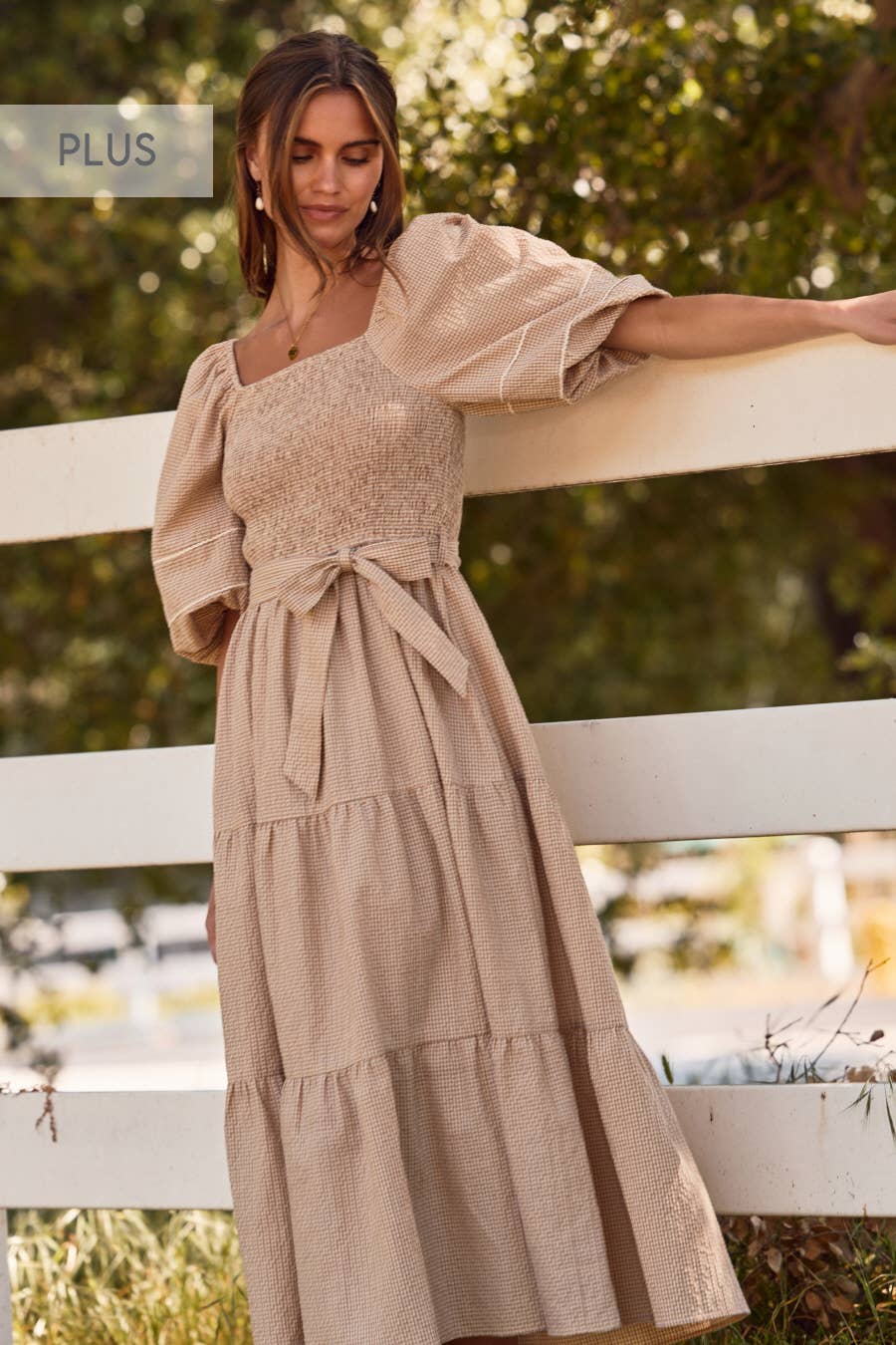 Naturally Beautiful Midi Dress Curvy