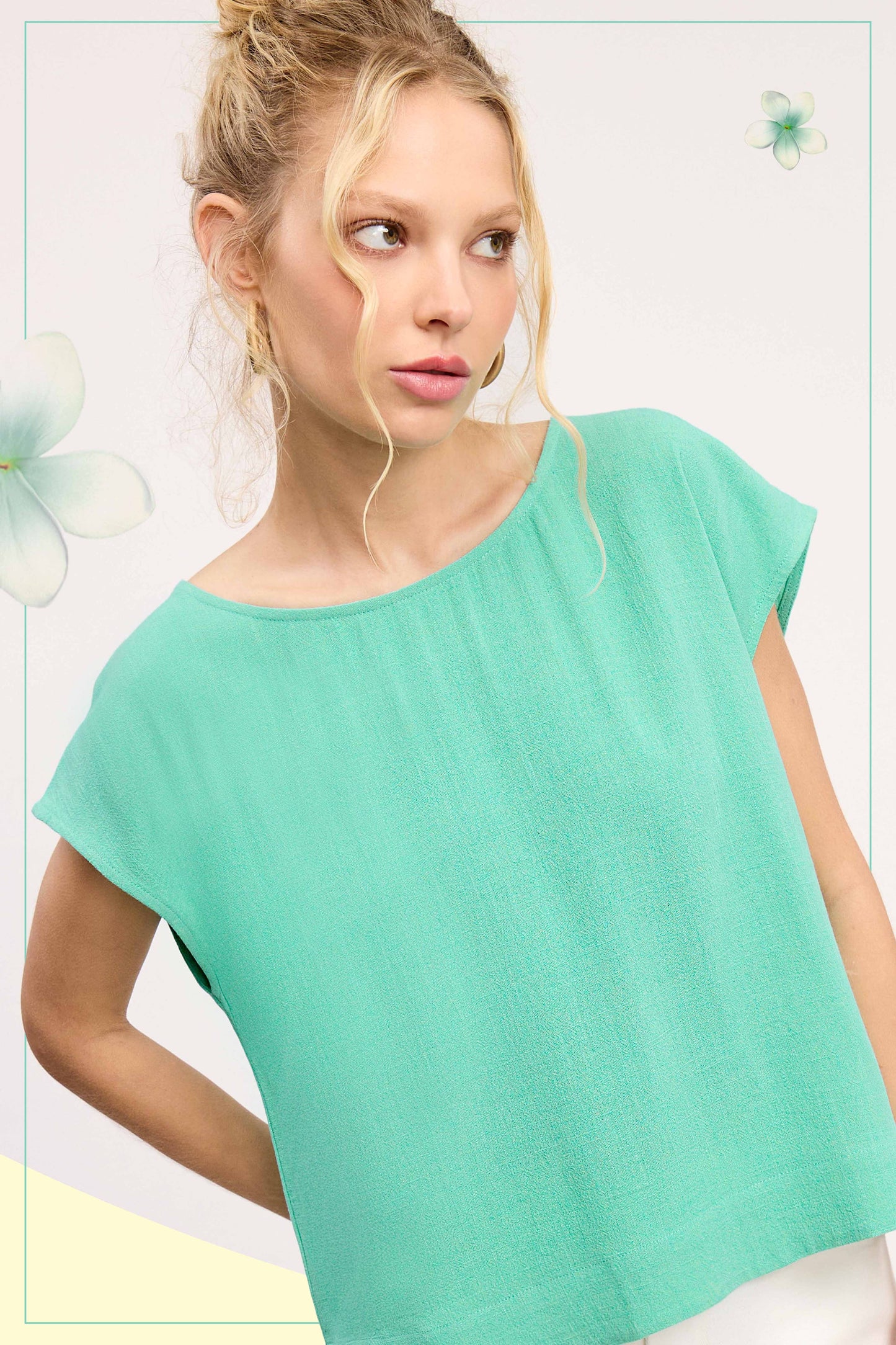 Express Yourself Top- Teal