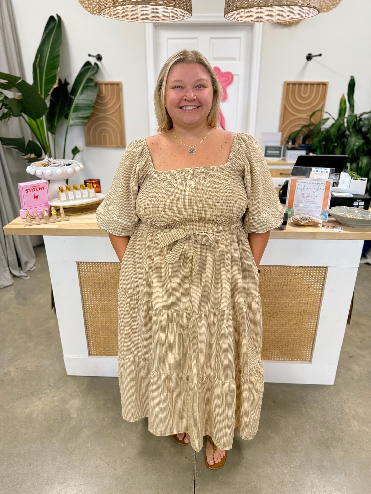 Naturally Beautiful Midi Dress Curvy