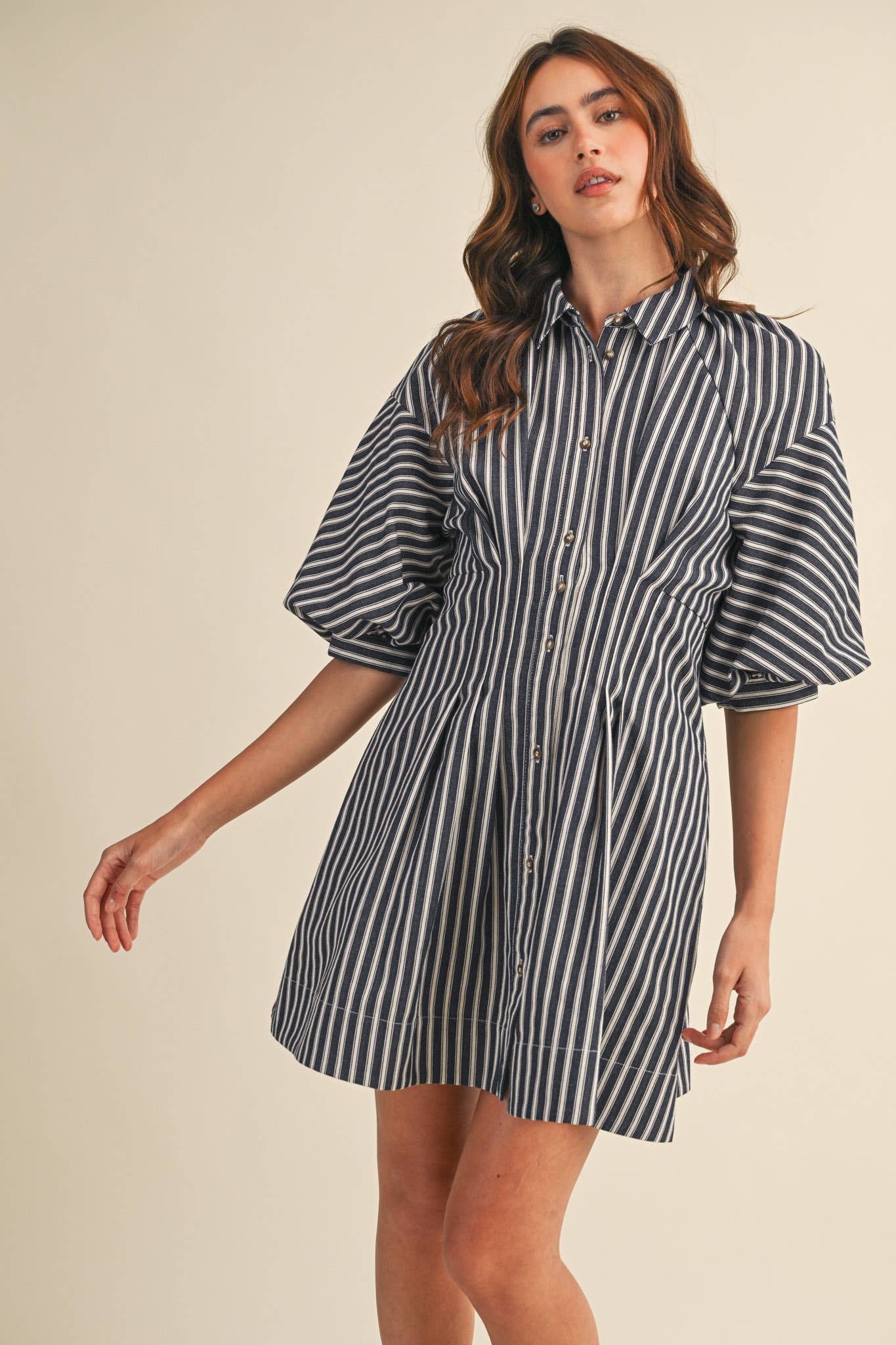 Office Denim Mini Dress