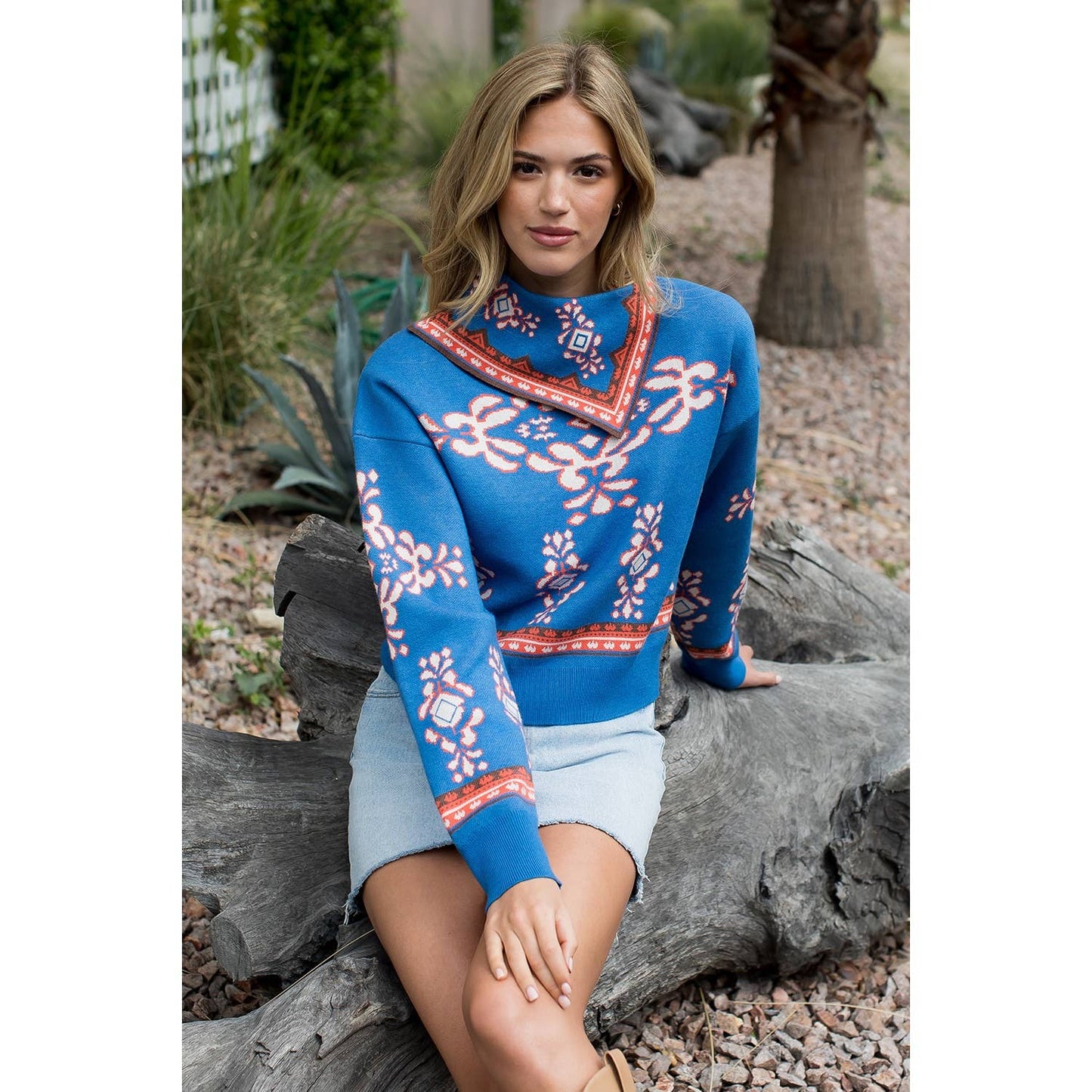 The Montana Scarf Sweater