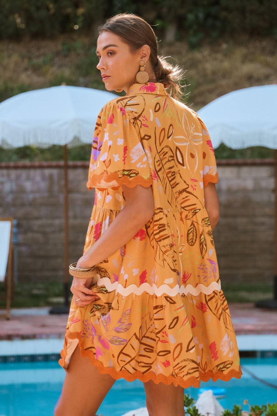 Conversational Baby Doll Dress