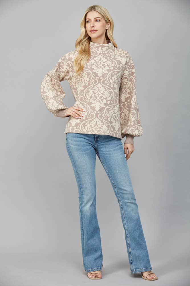 The Lindsey Print Sweater