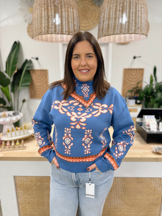 The Montana Scarf Sweater