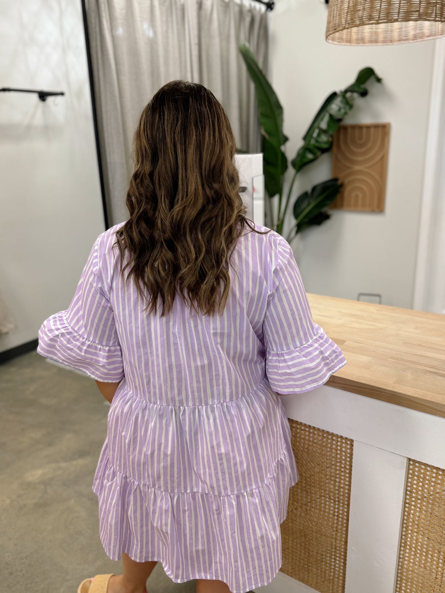 Lavender and Lilac Baby Doll Dress