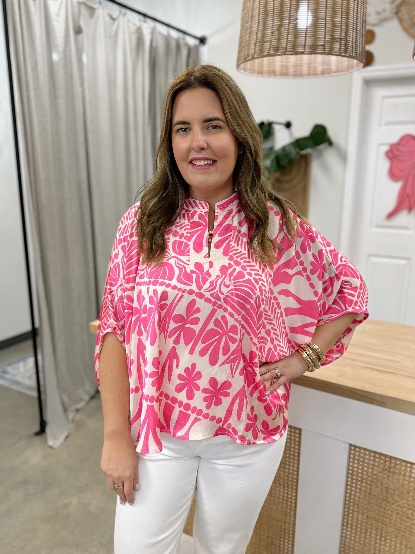 The Sylvia Top In Strawberry
