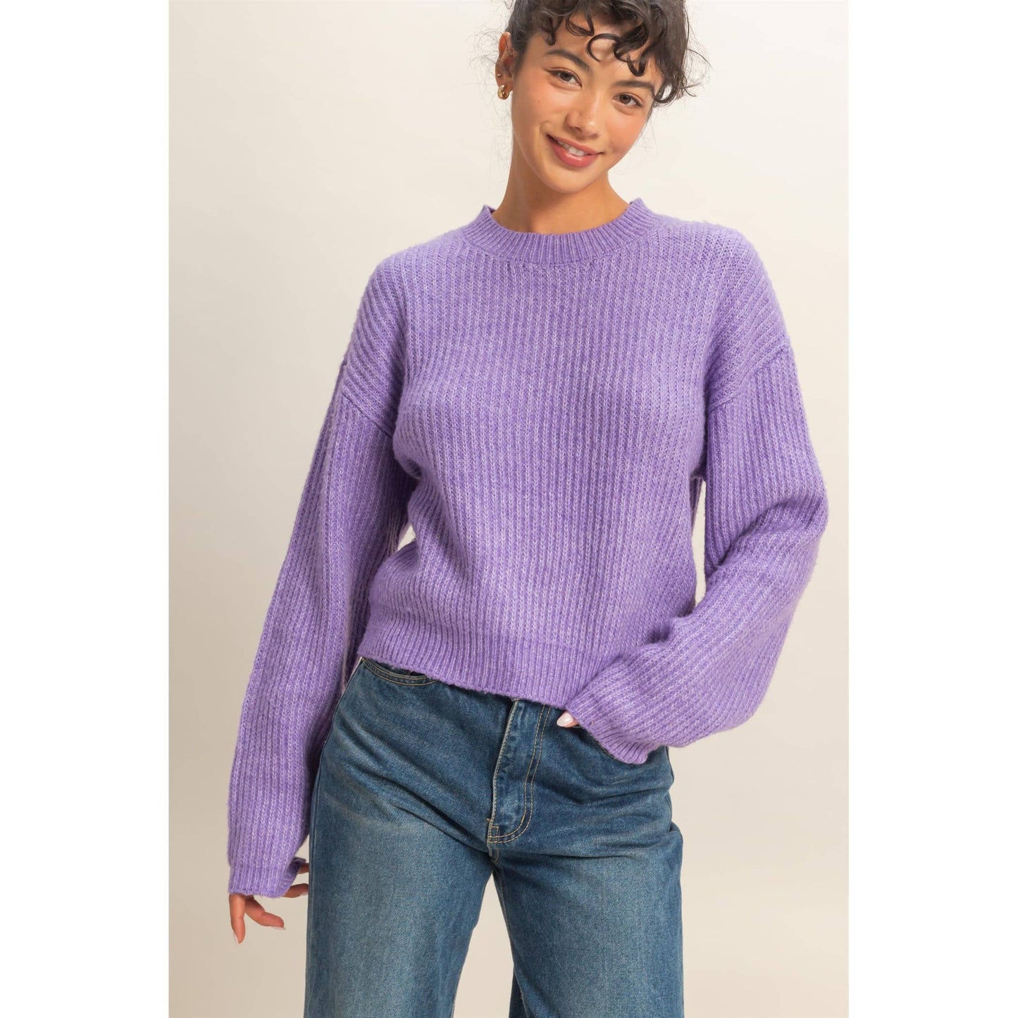 Laid Back Lilac Sweater