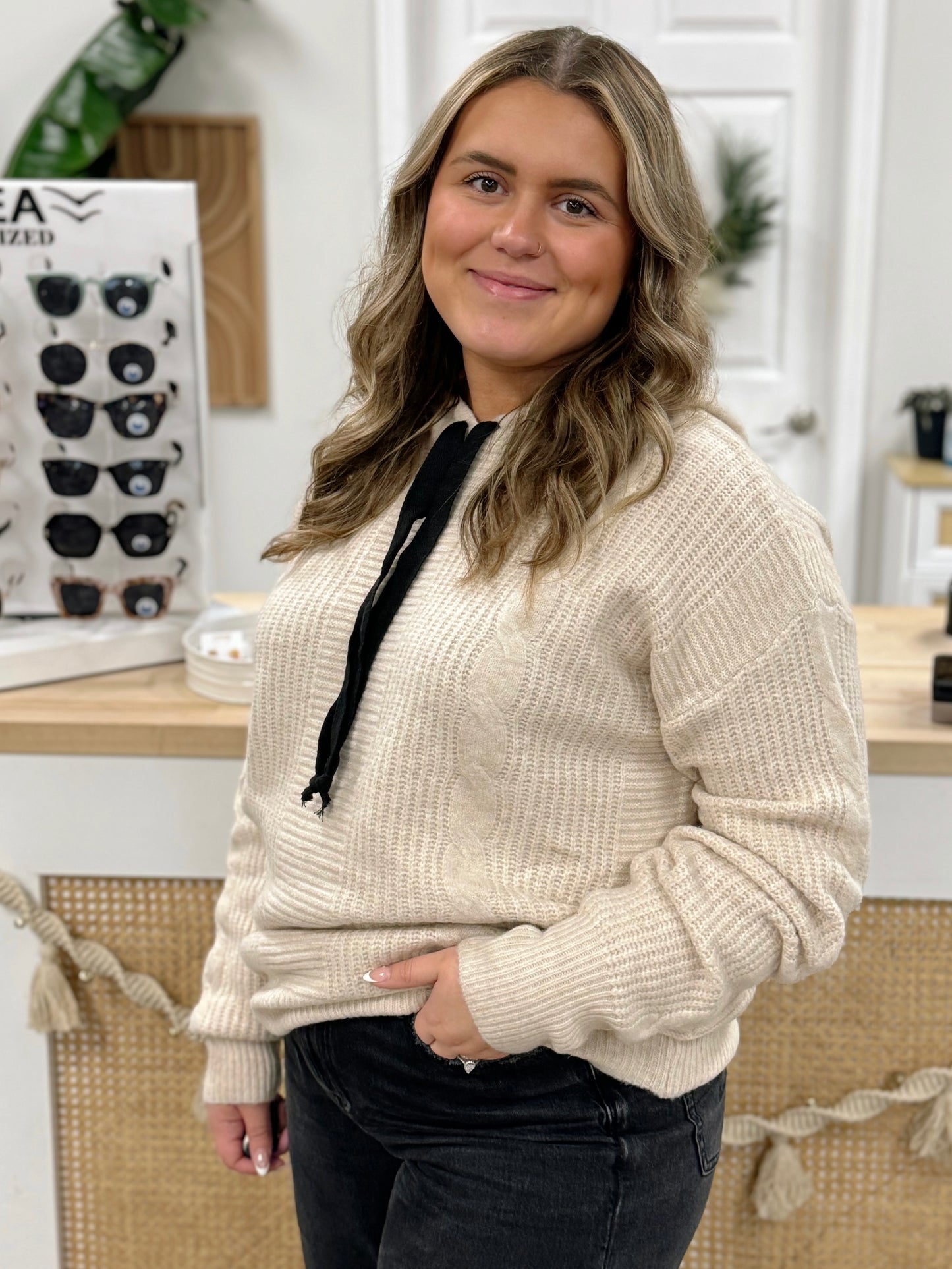 The Callie Tunic Sweater with Hood