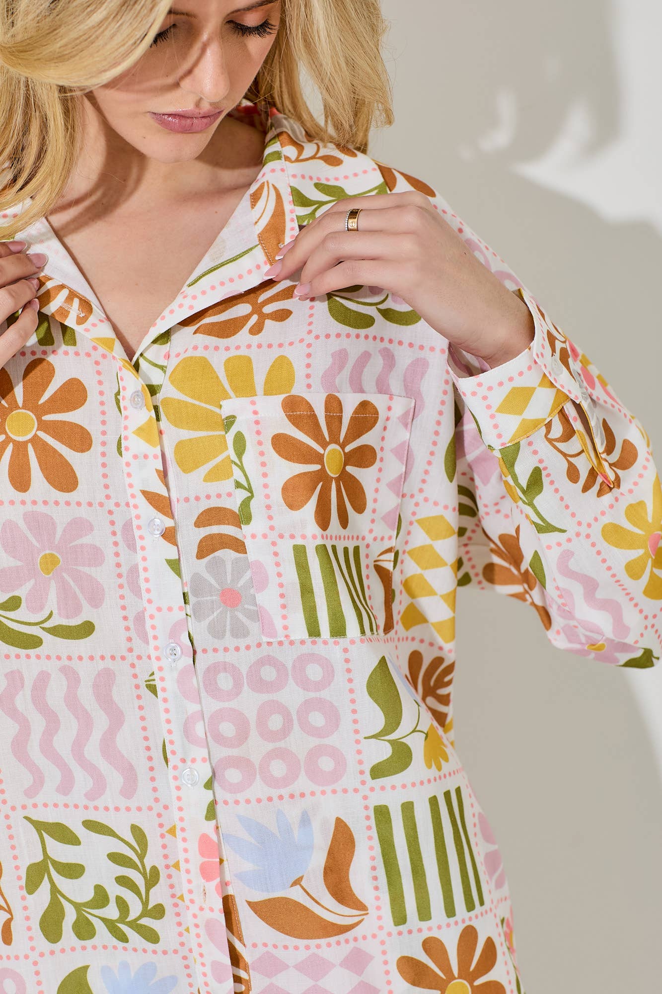 Speaking Greek Button Down Shirt