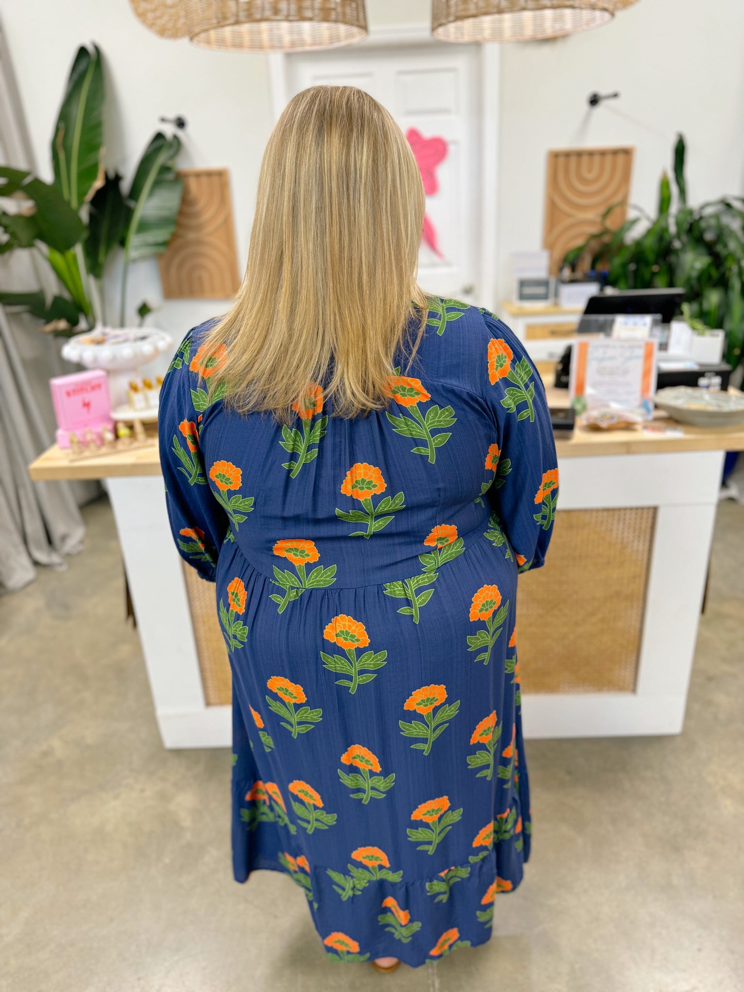 The Ainsley Midi Dress Curvy