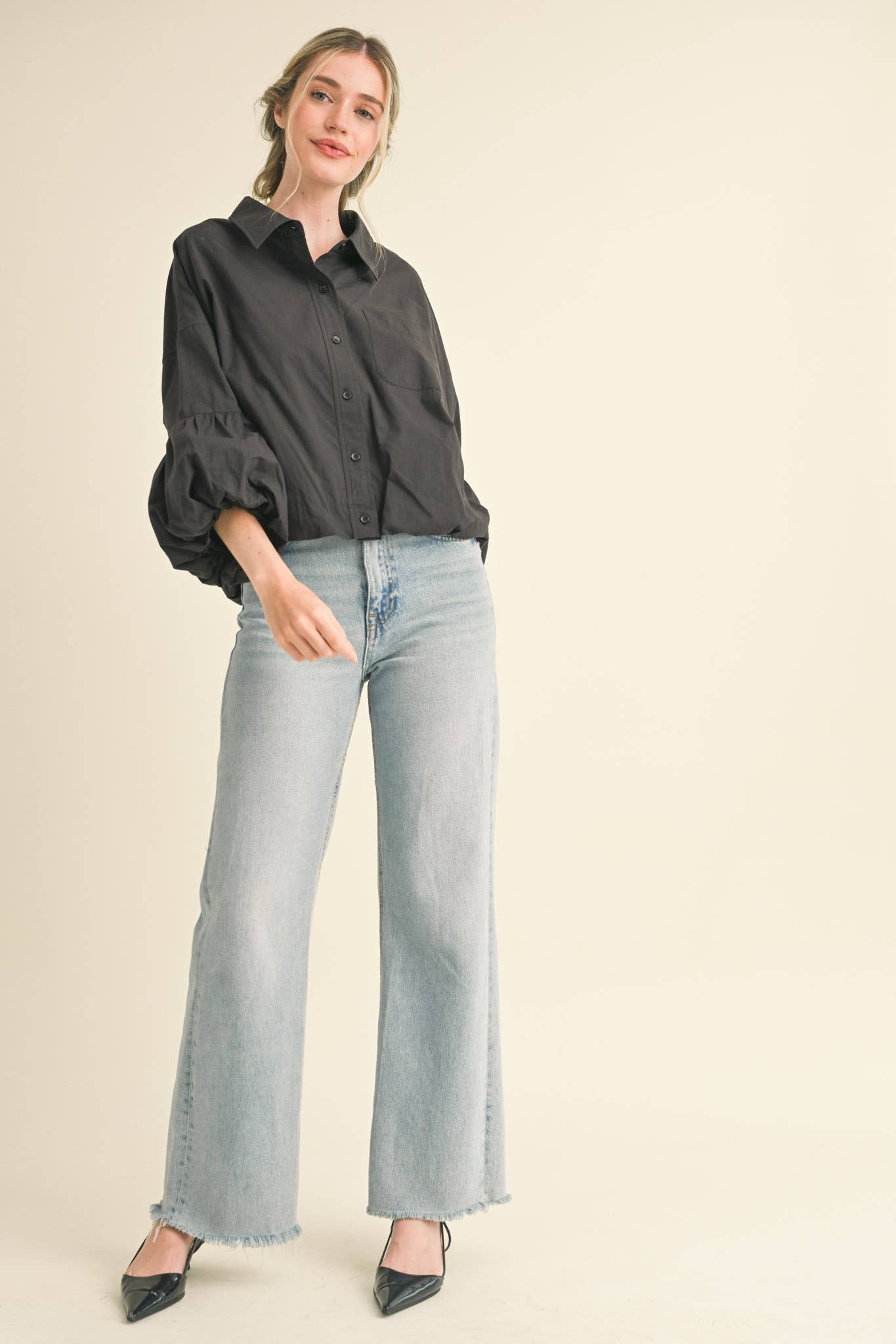 The Abby Button Down Blouse