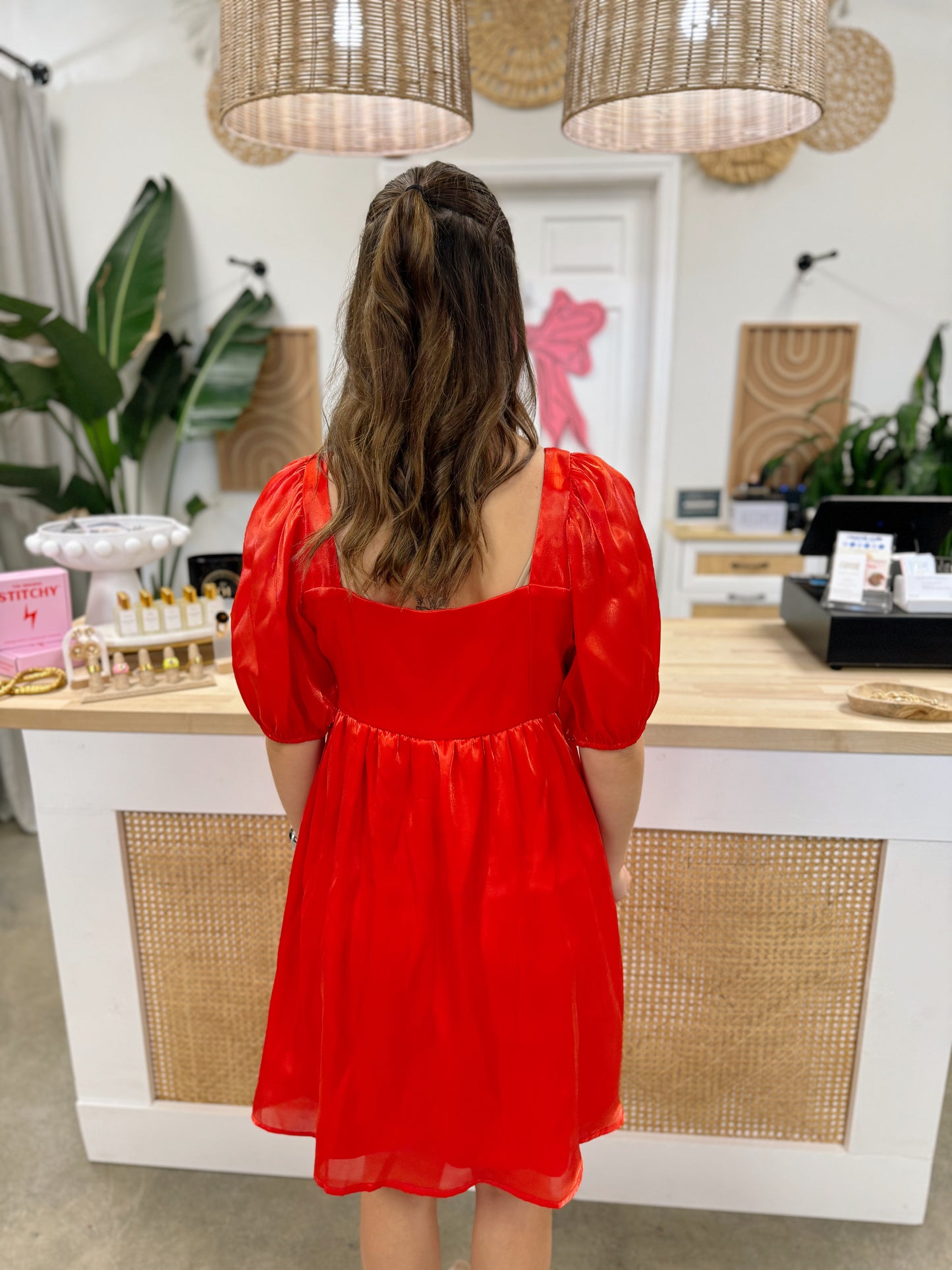 Pulling Heart String Dress