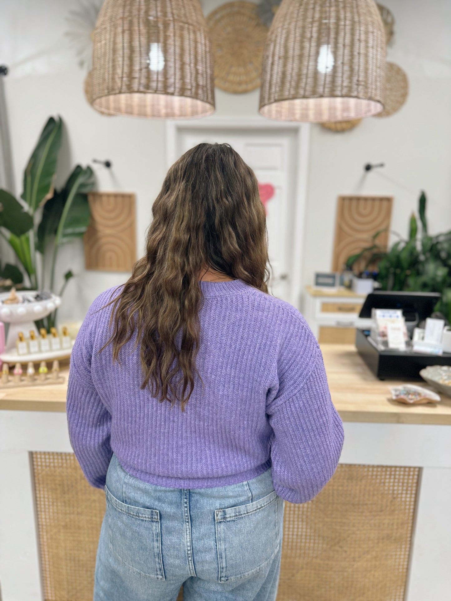Laid Back Lilac Sweater